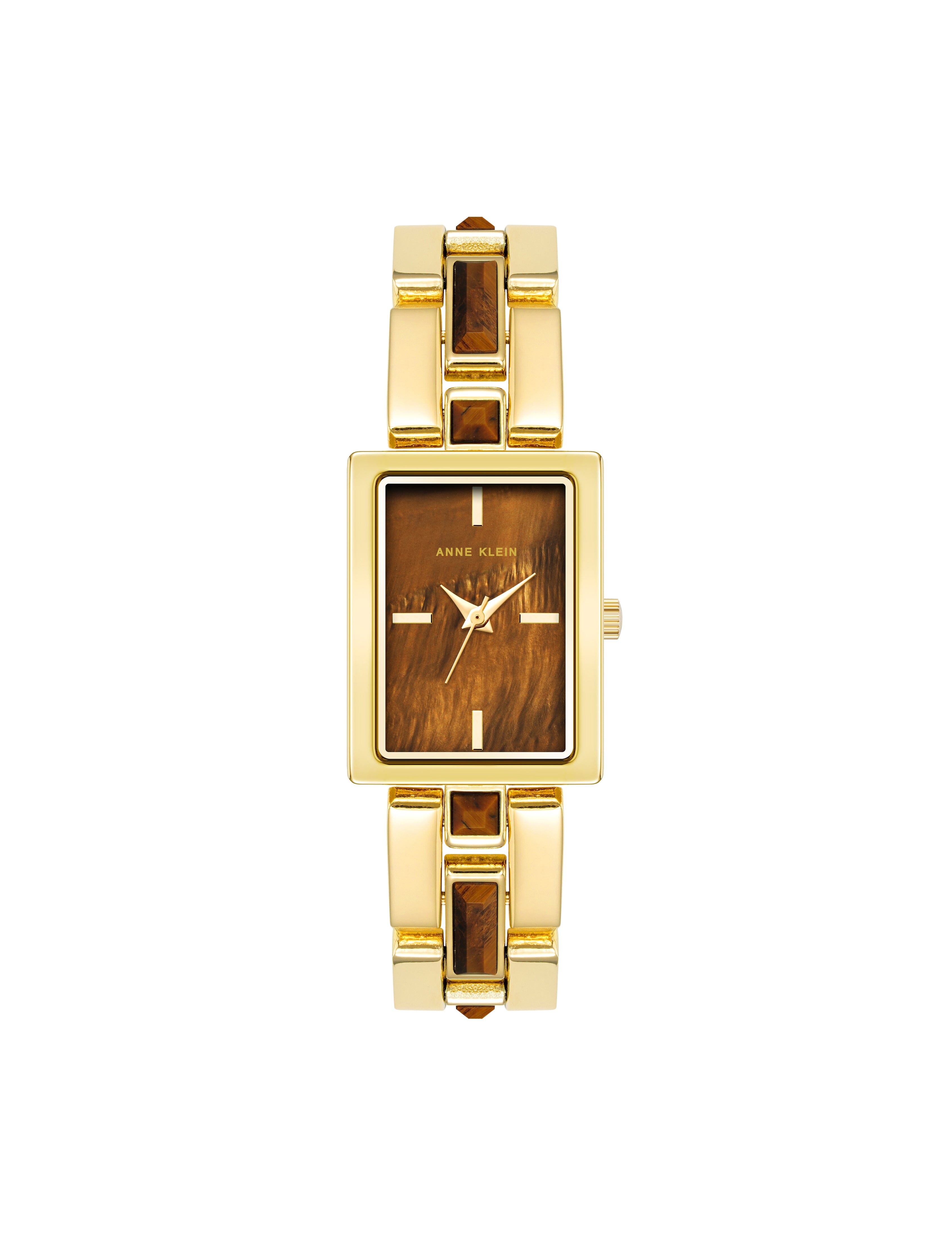Gemstone Accented Bracelet Watch