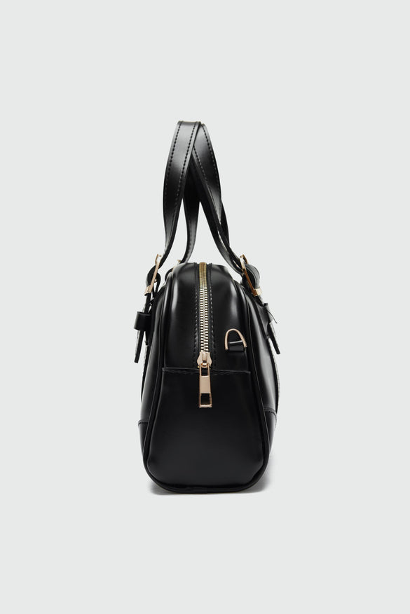 Sac à Main Femme Élégant en Simili Cuir Noir – Chic & Intemporel