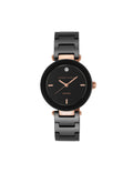 Ceramic Bracelet Watch with Diamond Accents