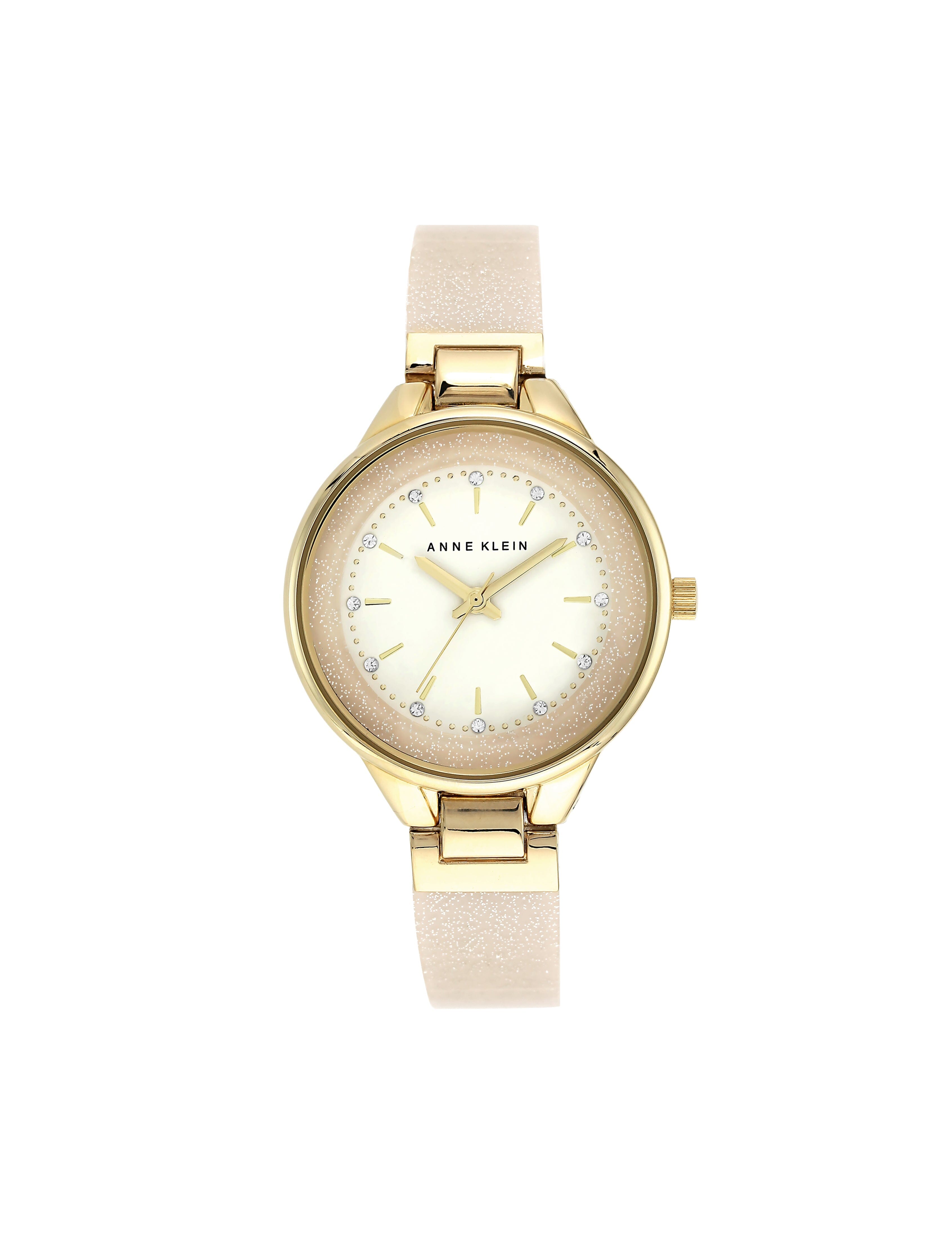 Glitter Resin Bangle Watch