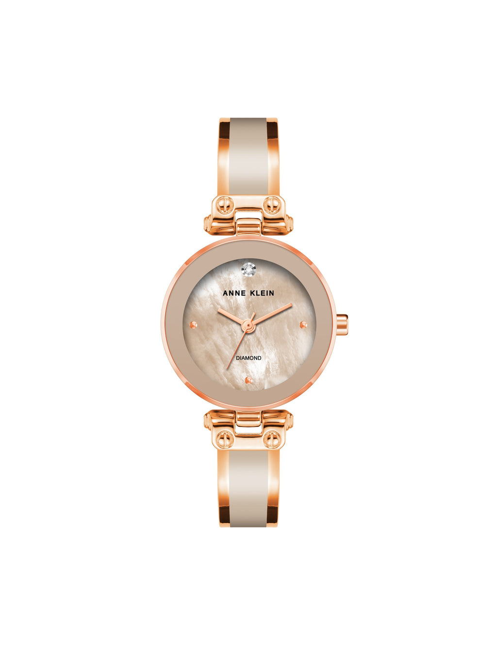 Diamond Accent Watch with Bangle Bracelet