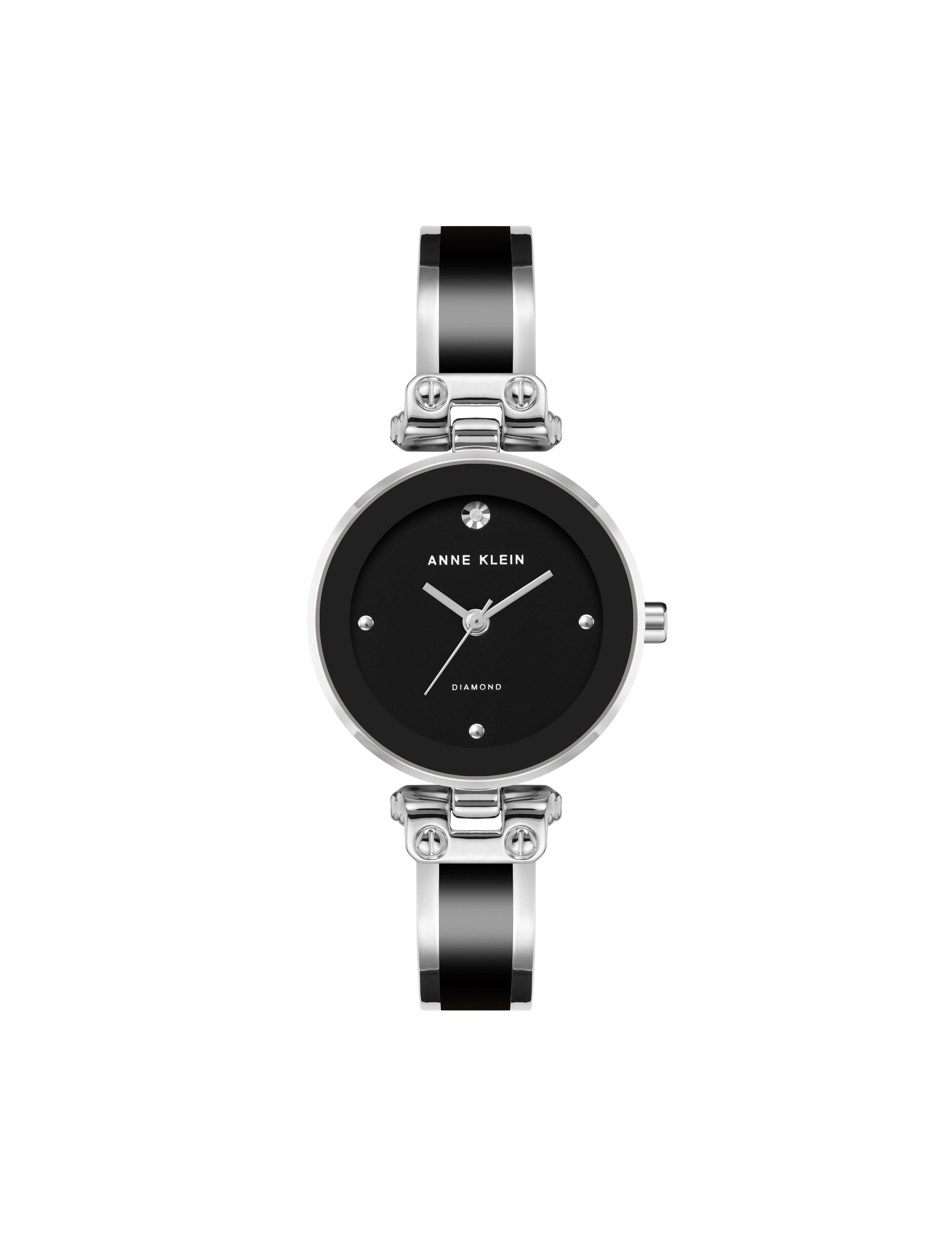 Diamond Accent Bangle Bracelet Watch