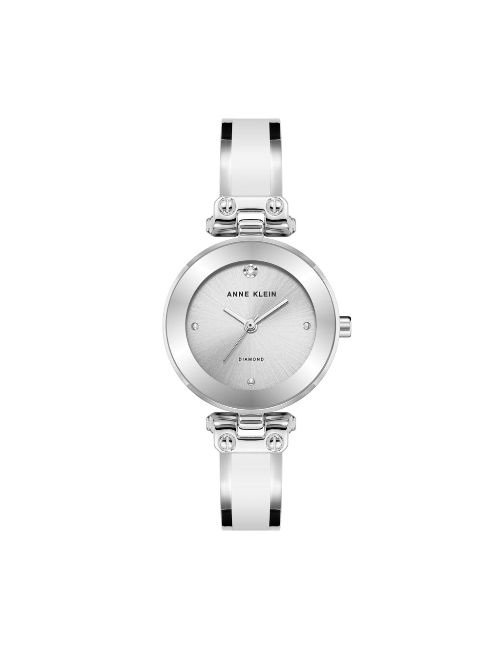Diamond Accent Bangle Bracelet Watch