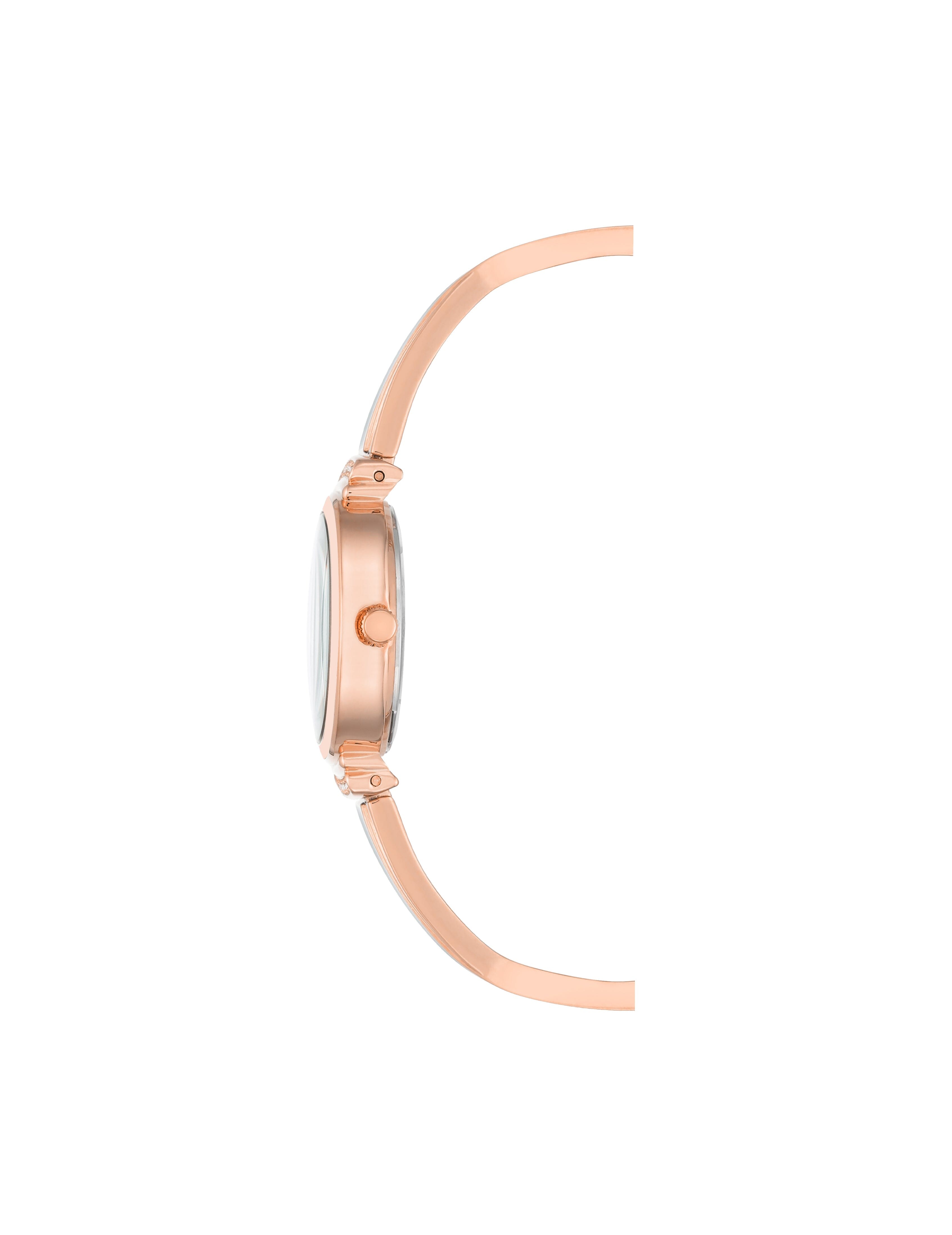 Enamel Accented Watch and Bracelet Set