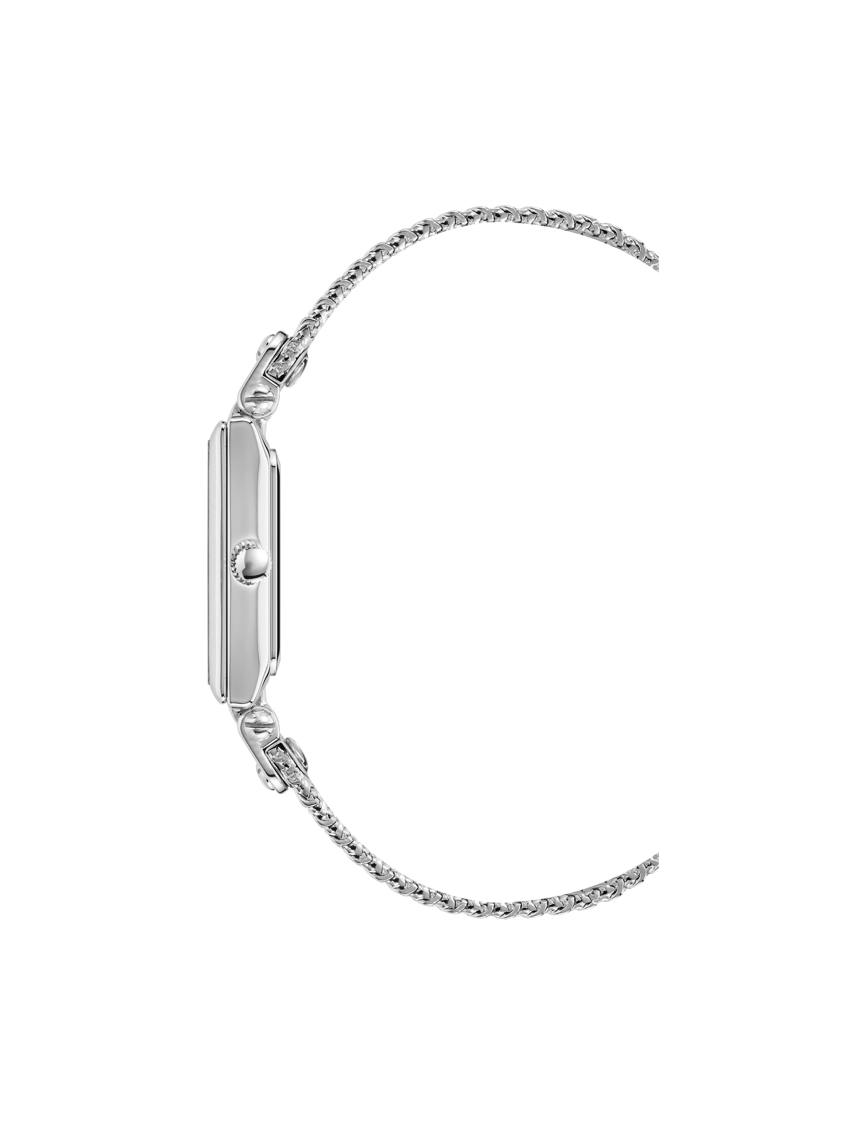 Rectangular Case Mesh Bracelet Watch