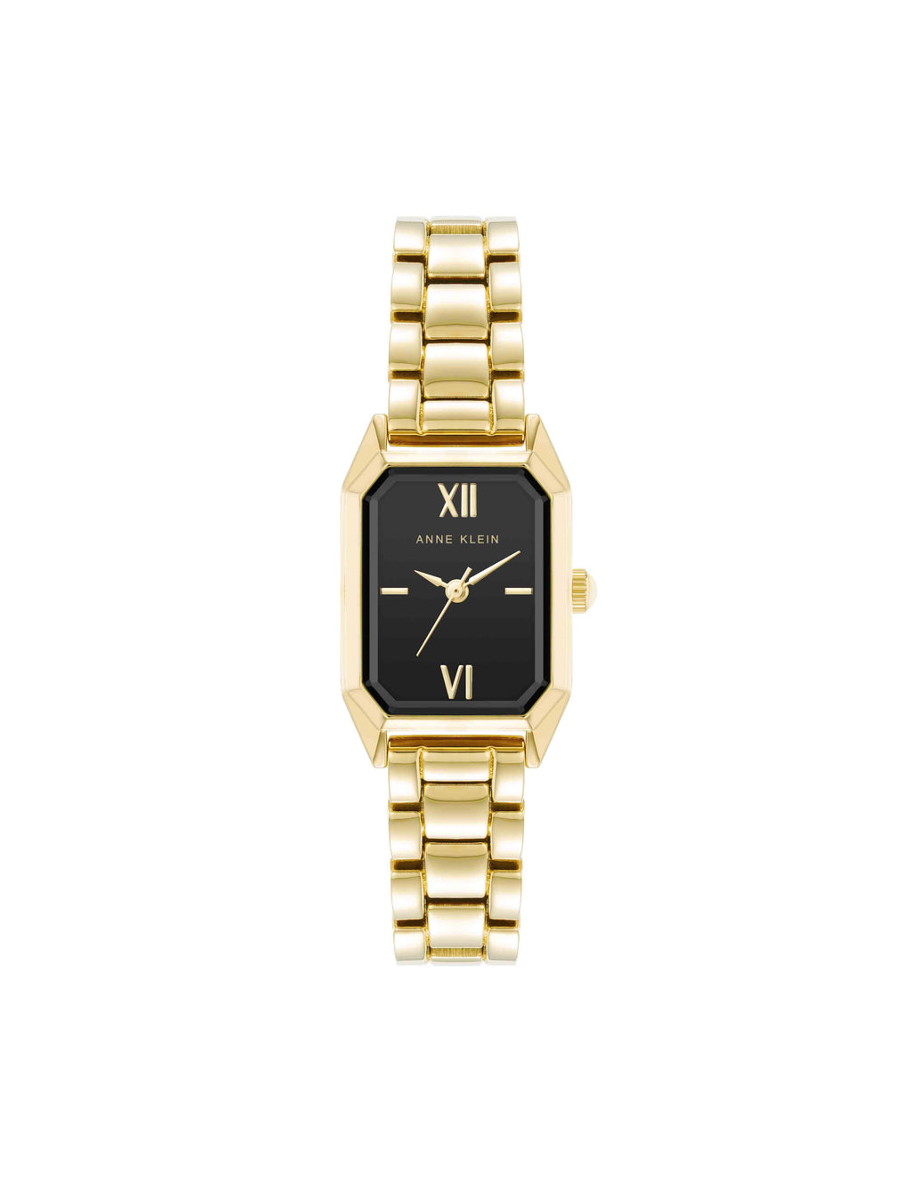 Petite Octagonal Shaped Metal Bracelet Watch