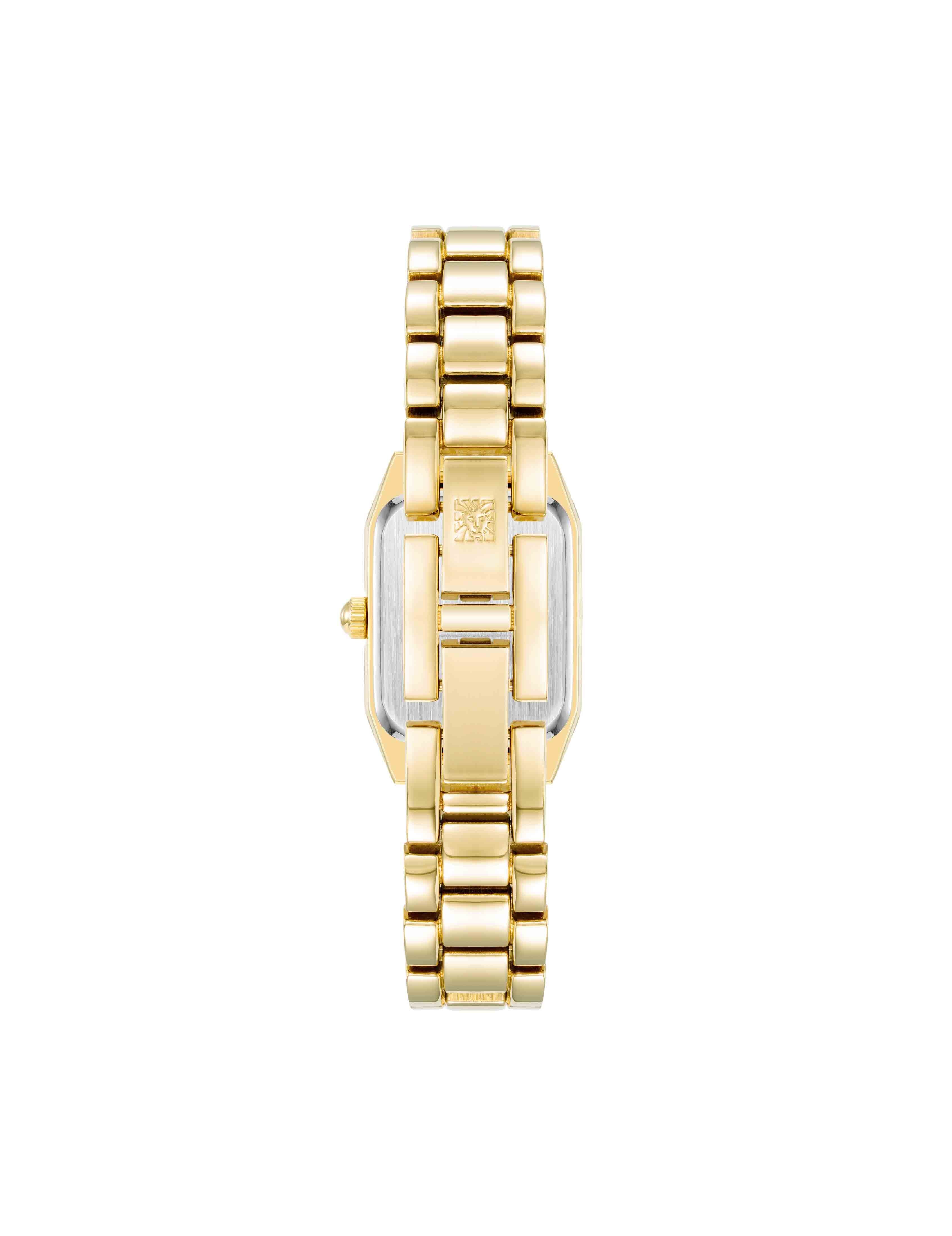 Petite Octagonal Shaped Metal Bracelet Watch
