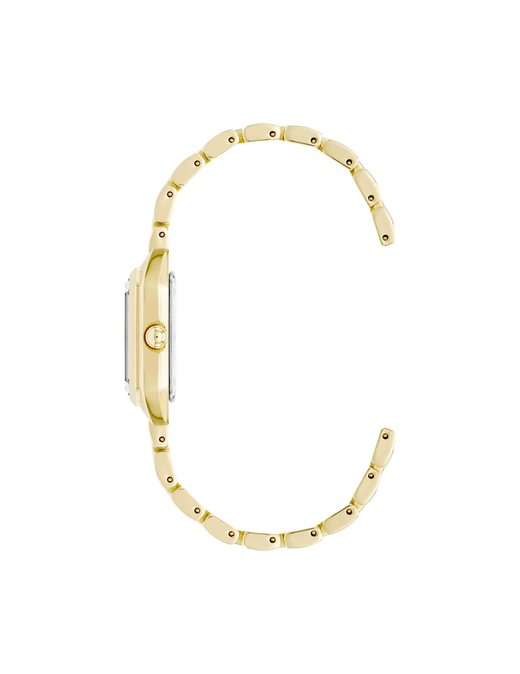 Petite Octagonal Shaped Metal Bracelet Watch