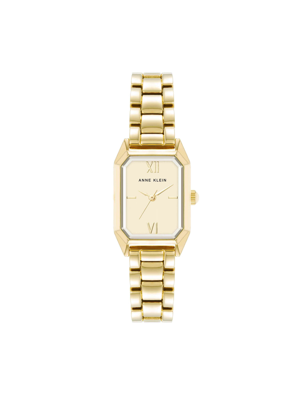Petite Octagonal Shaped Metal Bracelet Watch