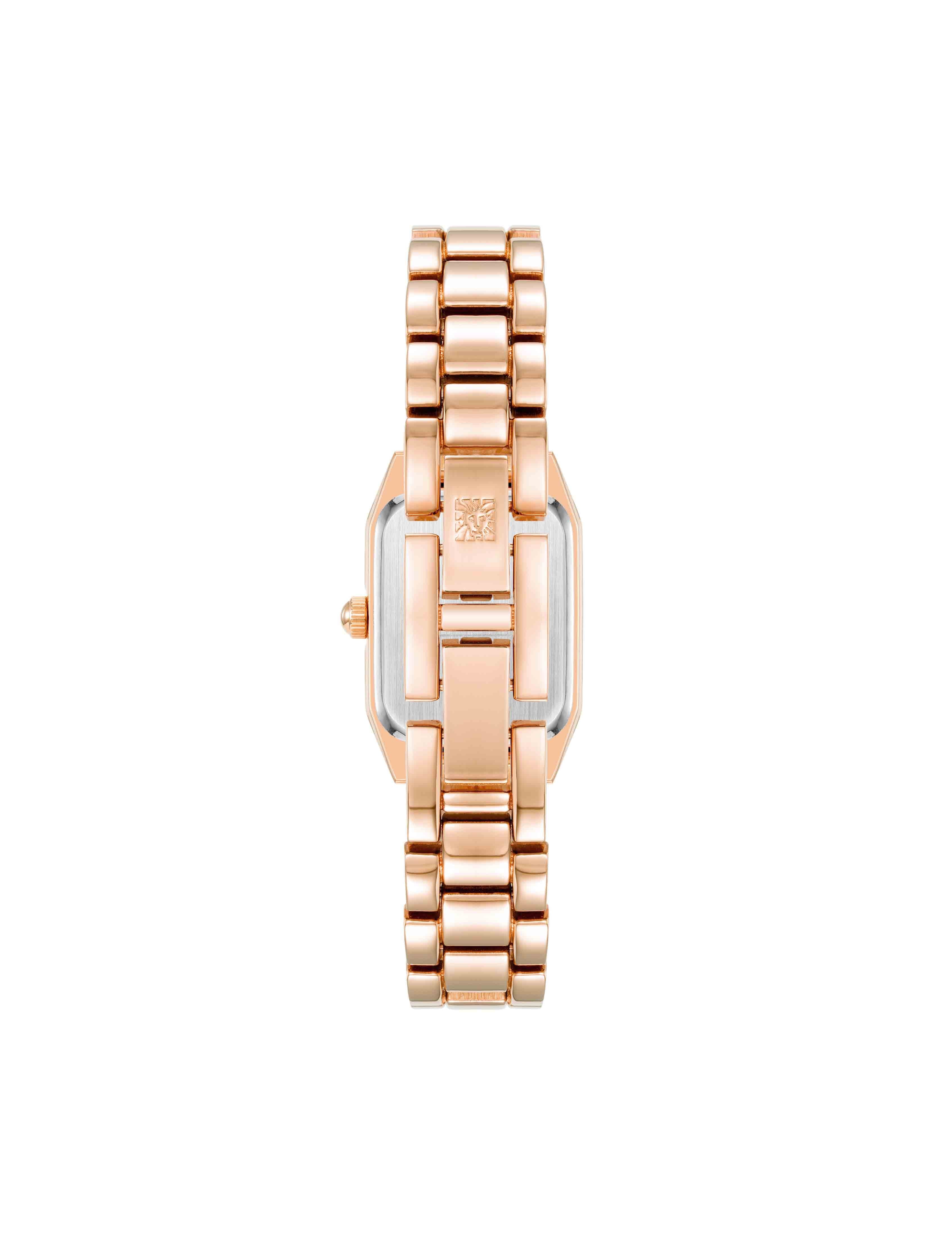 Petite Octagonal Shaped Metal Bracelet Watch