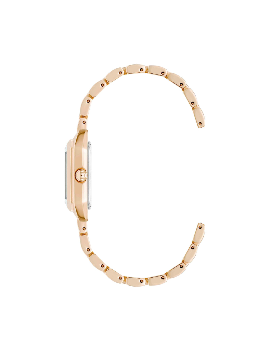 Petite Octagonal Shaped Metal Bracelet Watch