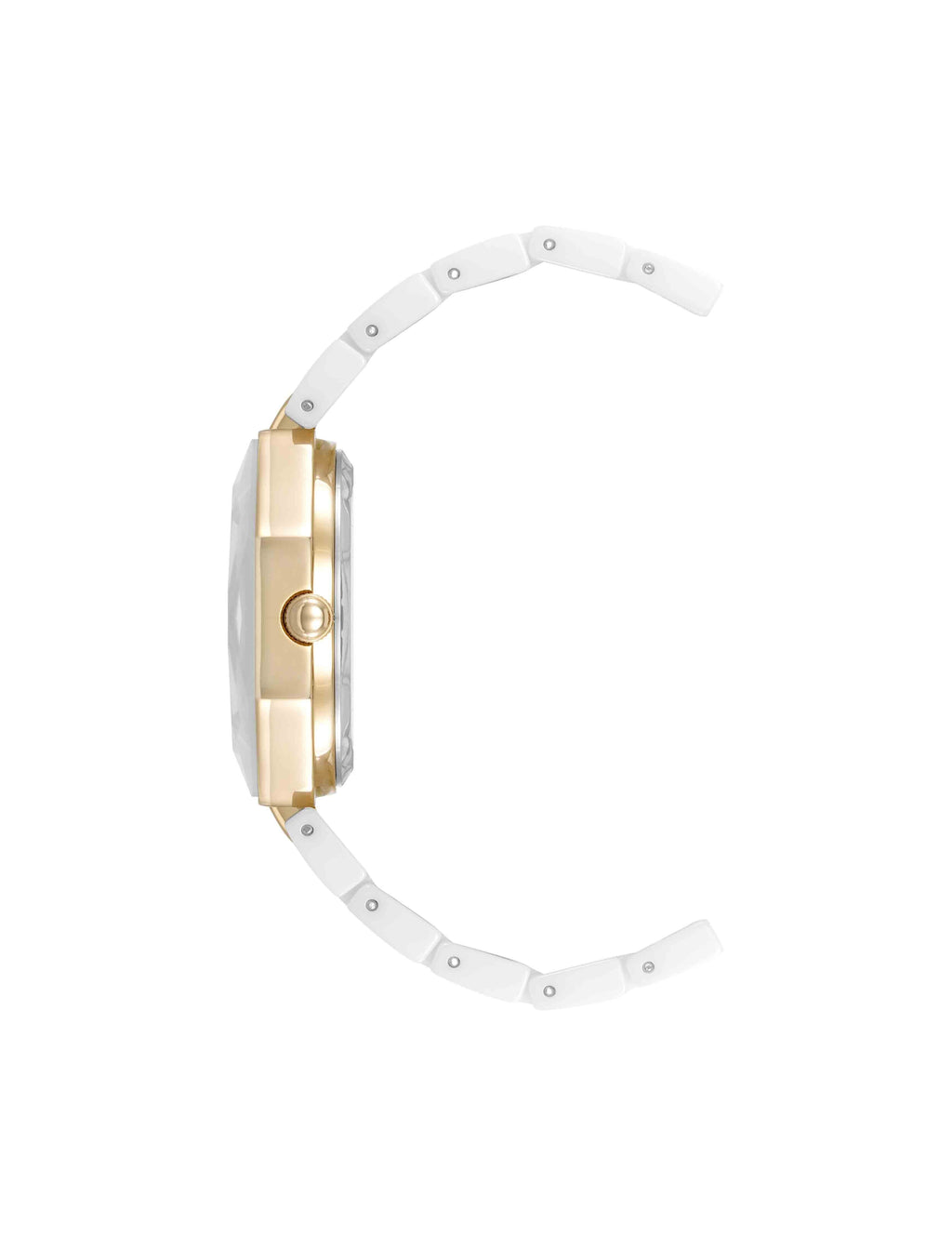 Octagonal Ceramic Diamond Dial Bracelet Watch