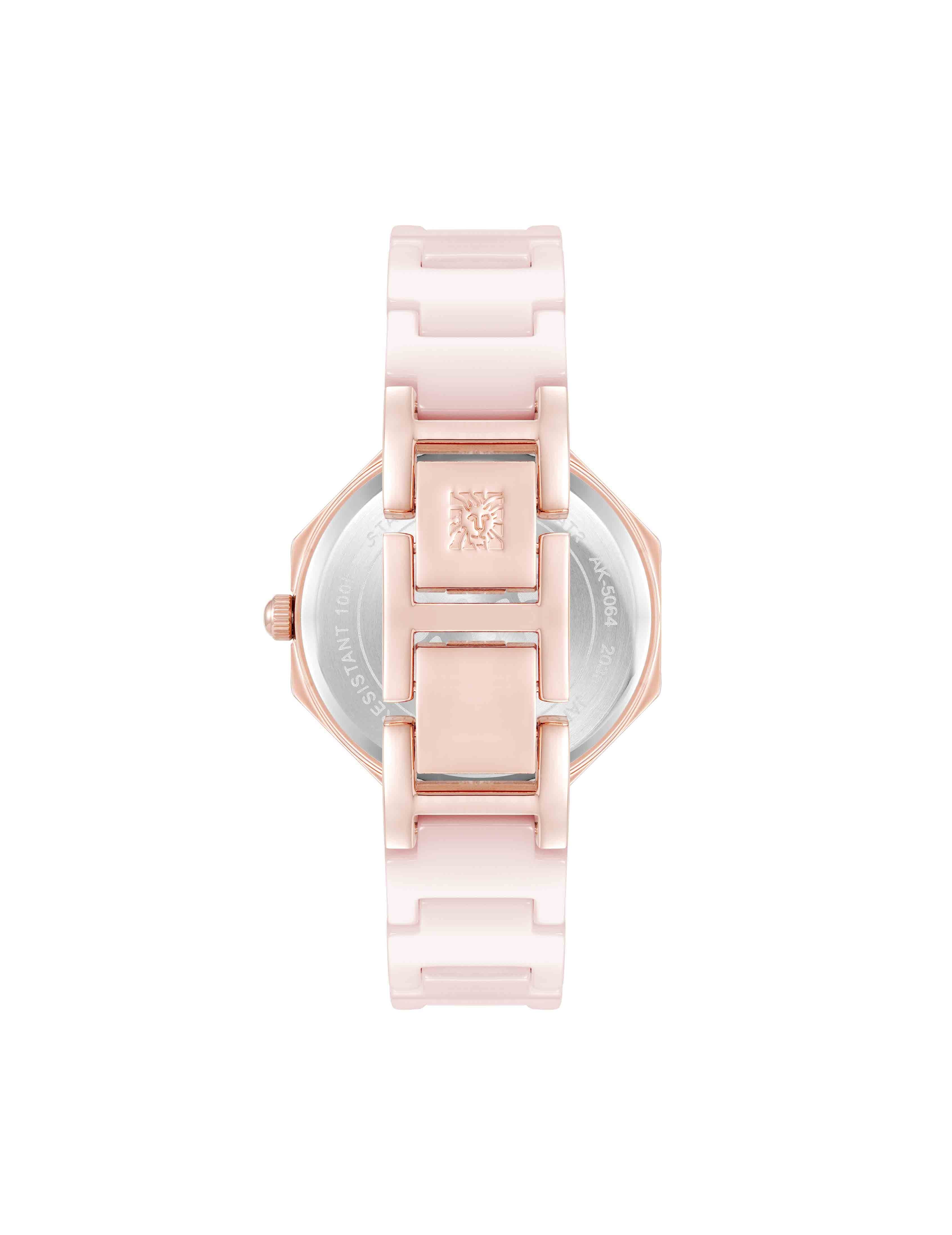 Octagonal Ceramic Diamond Dial Bracelet Watch