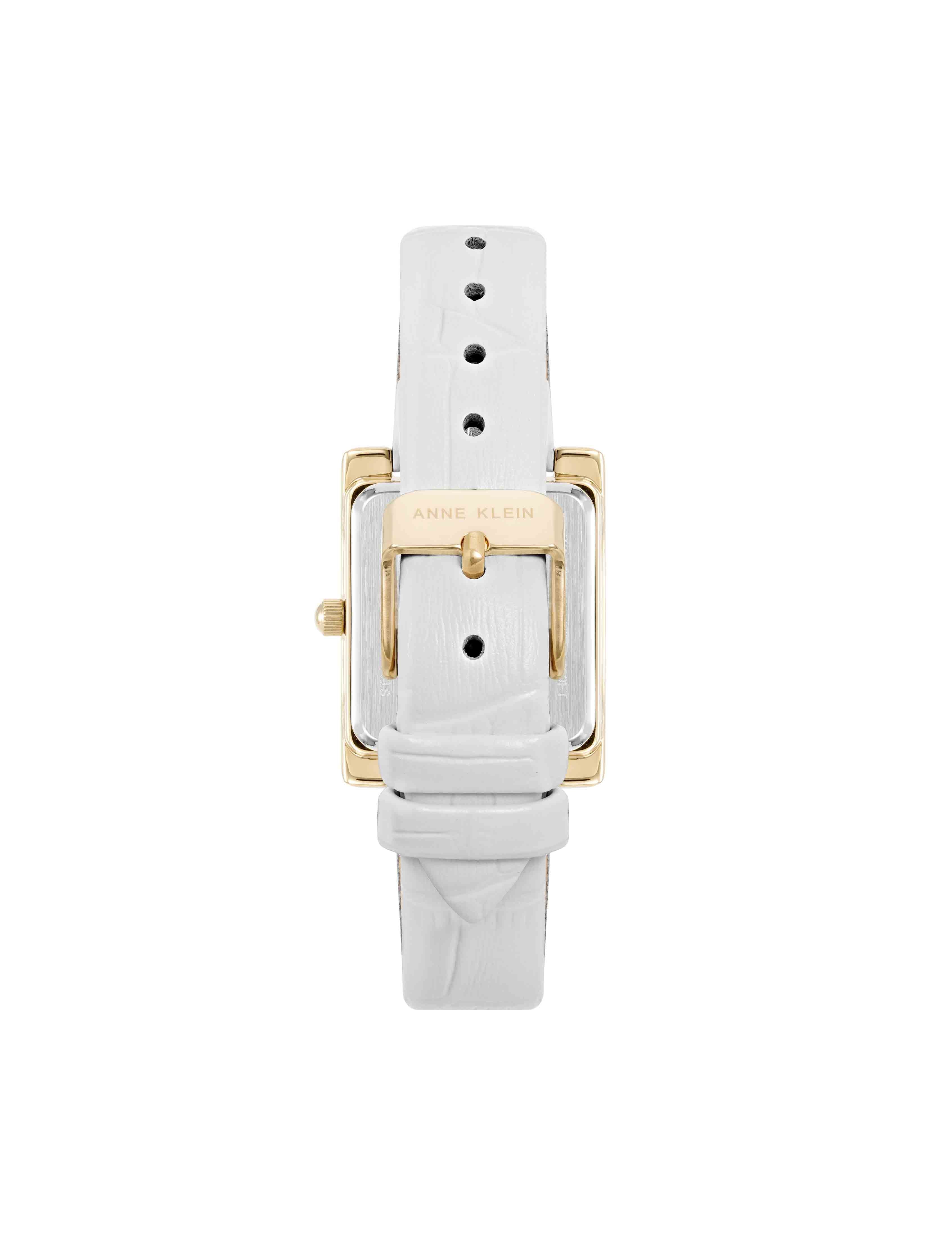 Consider It Rectangular Leather Band Watch