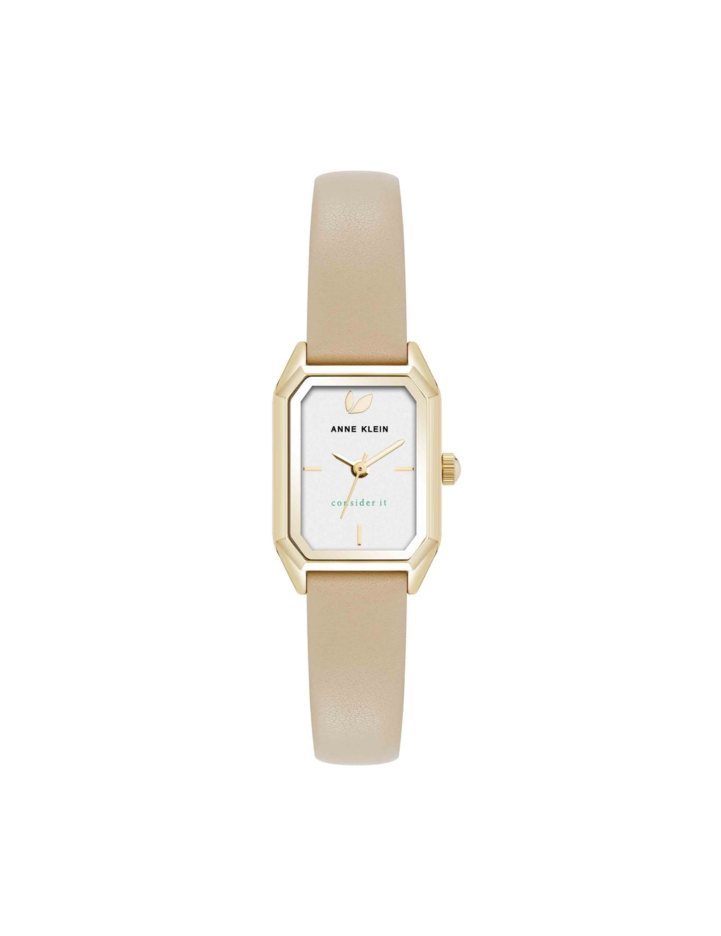 Consider It Octagonal Leather Band Watch