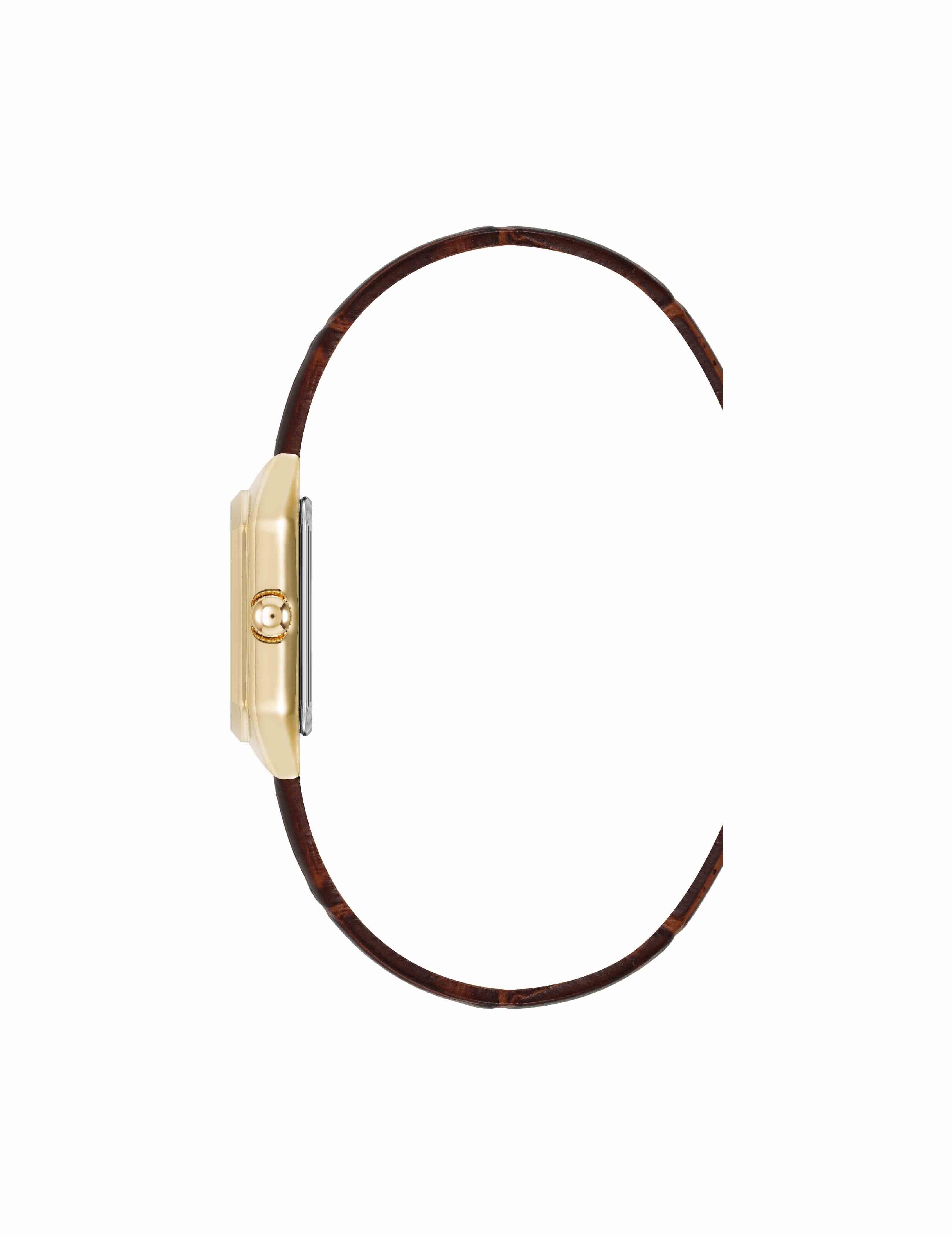 Consider It Octagonal Leather Band Watch