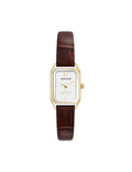 Consider It Octagonal Leather Band Watch