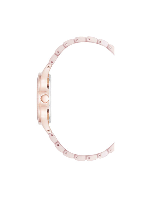 Ceramic Bracelet Floral Dial Watch