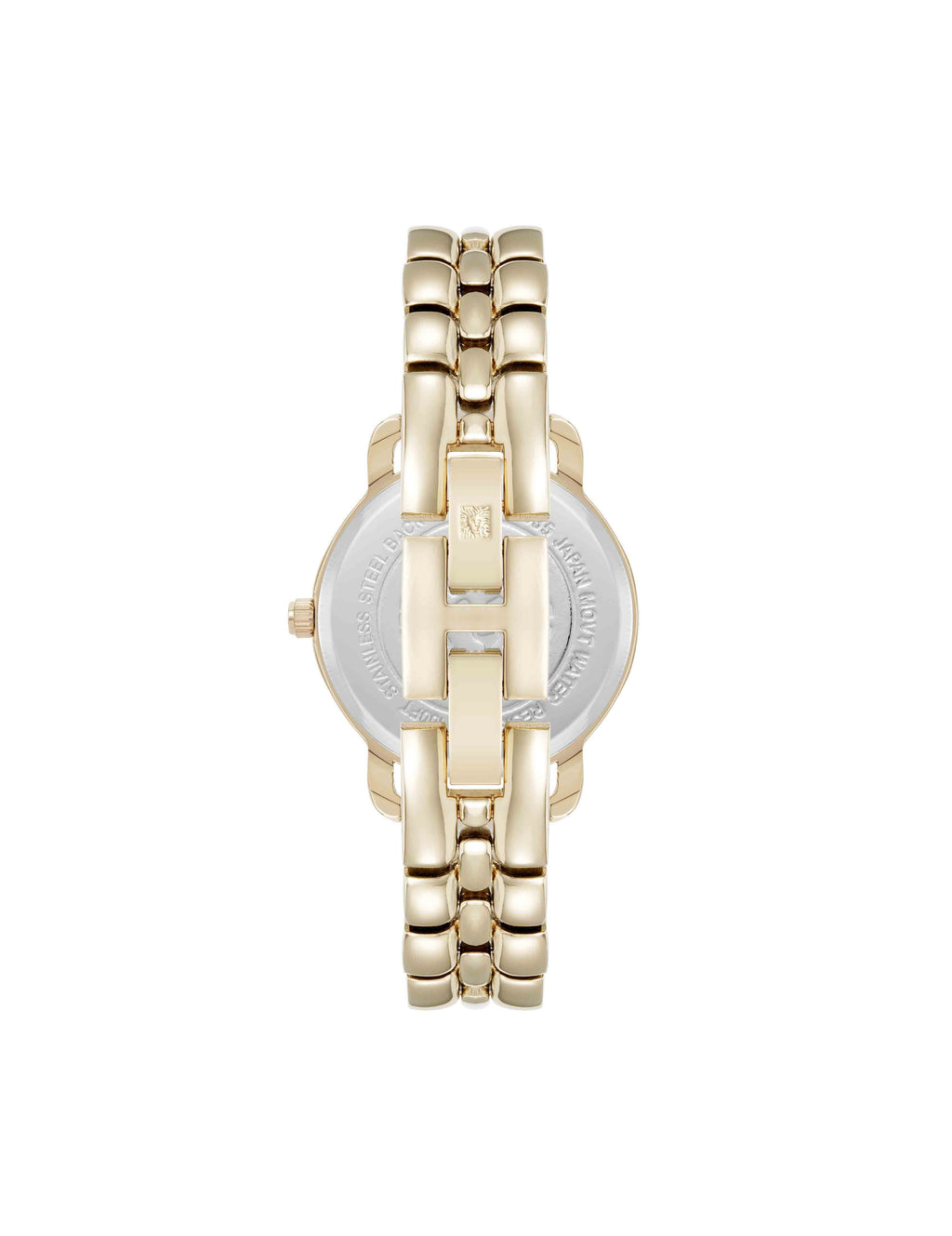 Signature Round Crystal Accented Dial Watch