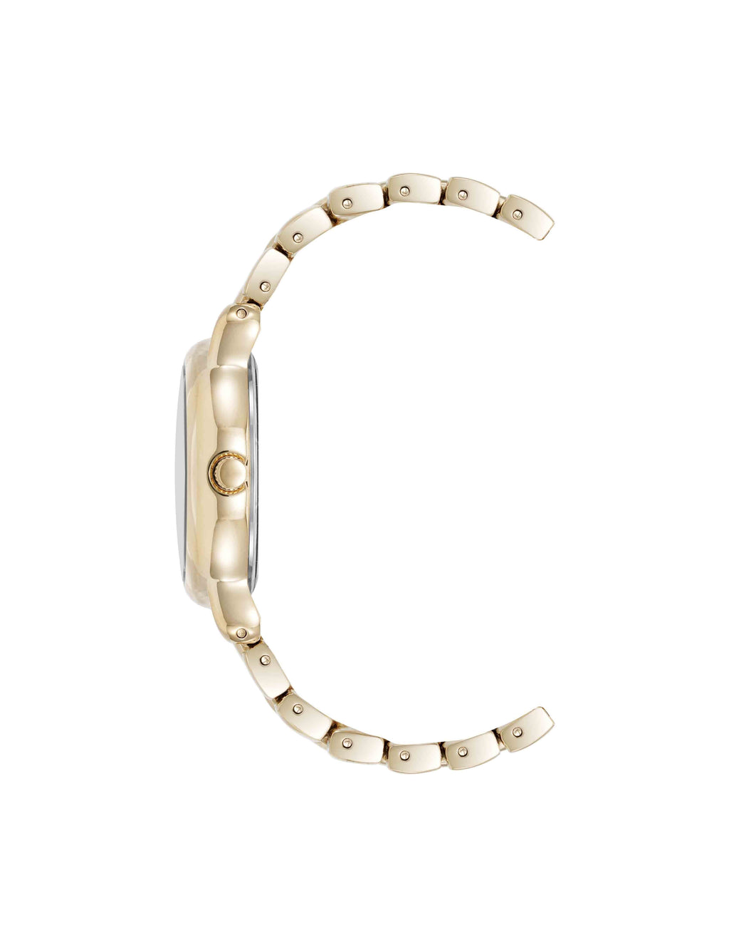 Signature Round Crystal Accented Dial Watch