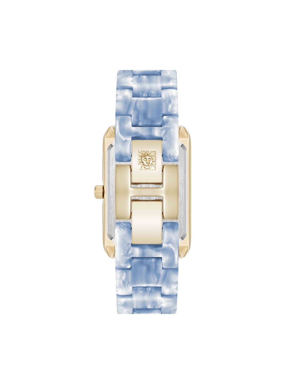 Delicate Rectangular Acetate Link Bracelet Watch