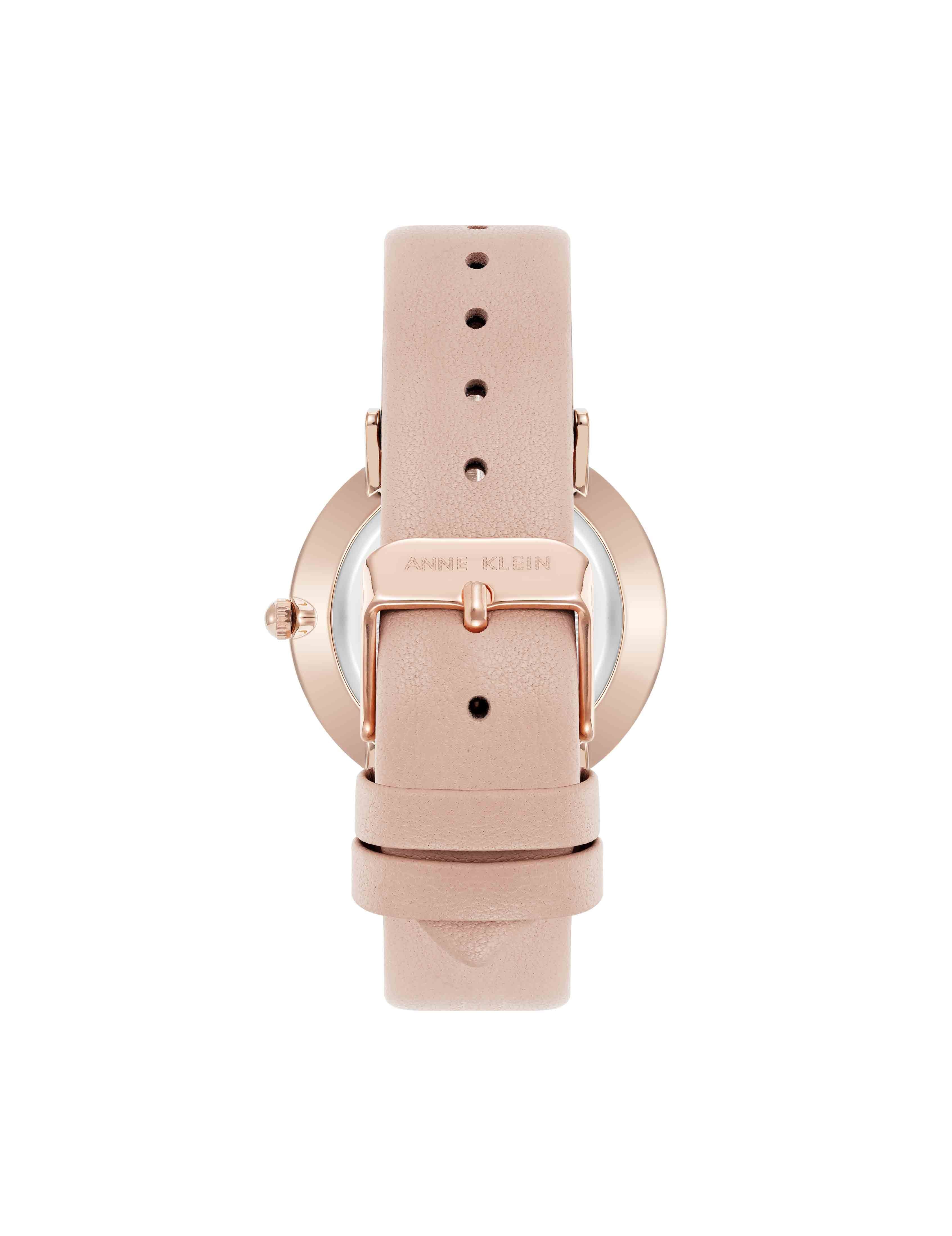 Patterned Dial Strap Watch