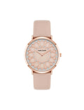 Patterned Dial Strap Watch