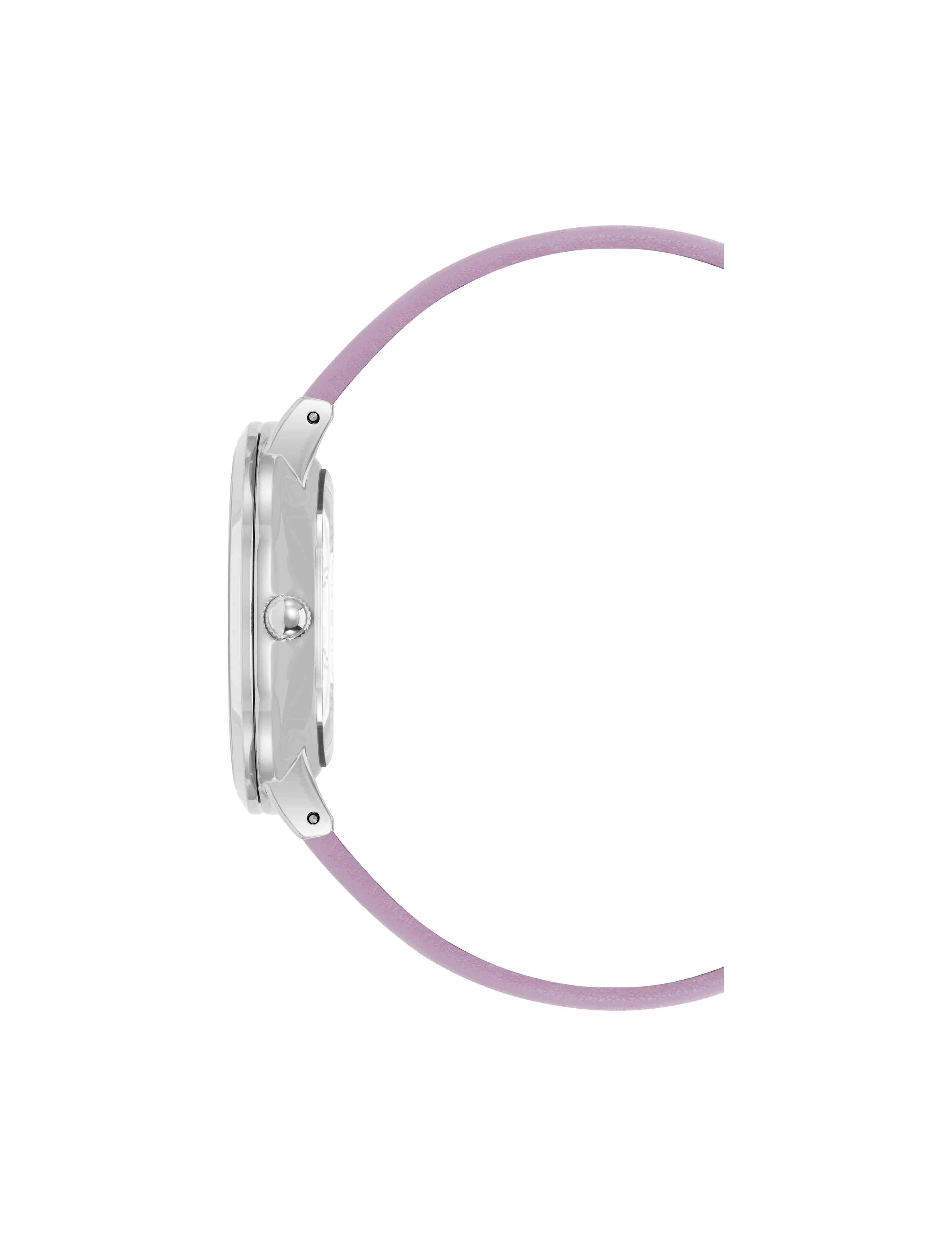 Patterned Dial Strap Watch