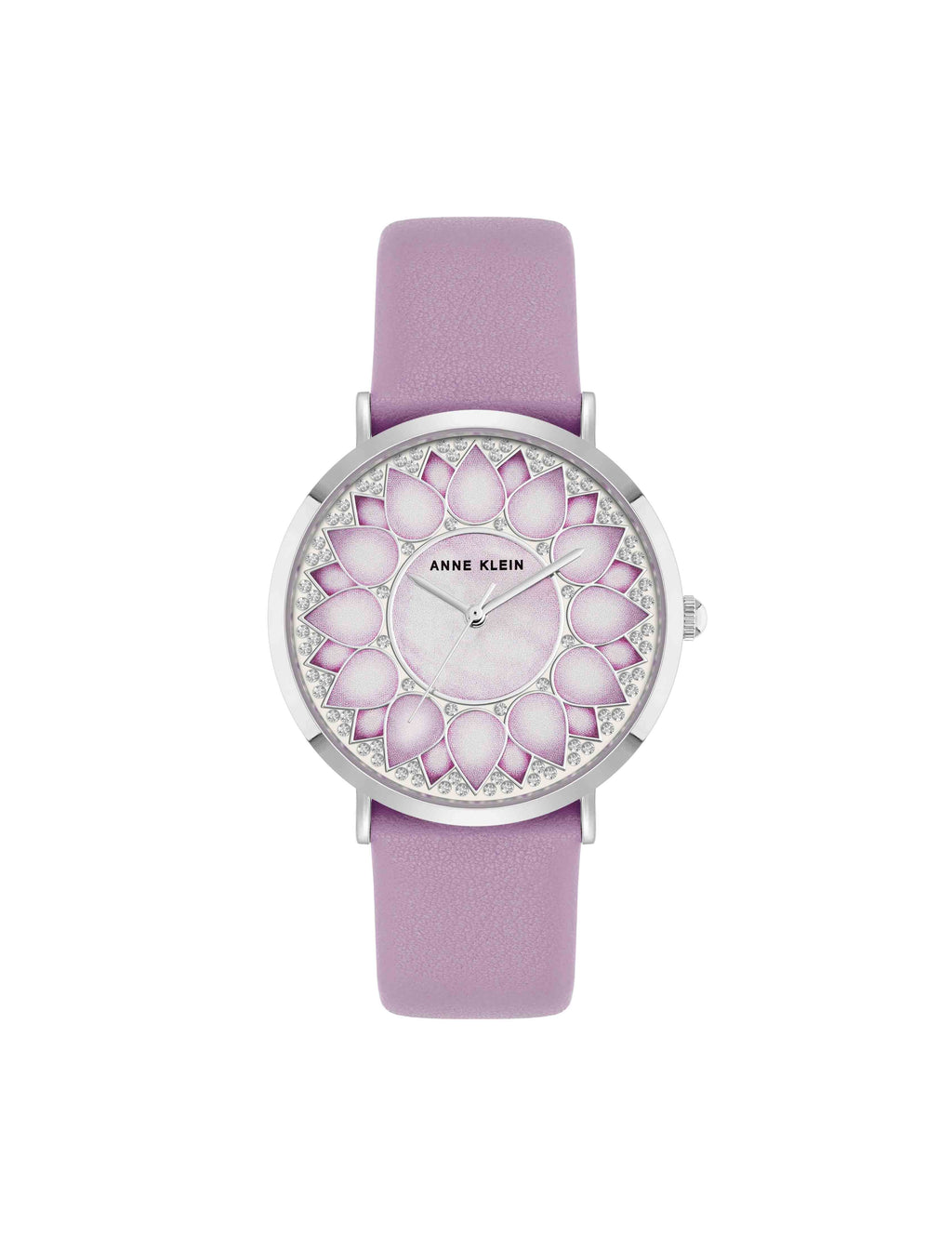 Patterned Dial Strap Watch