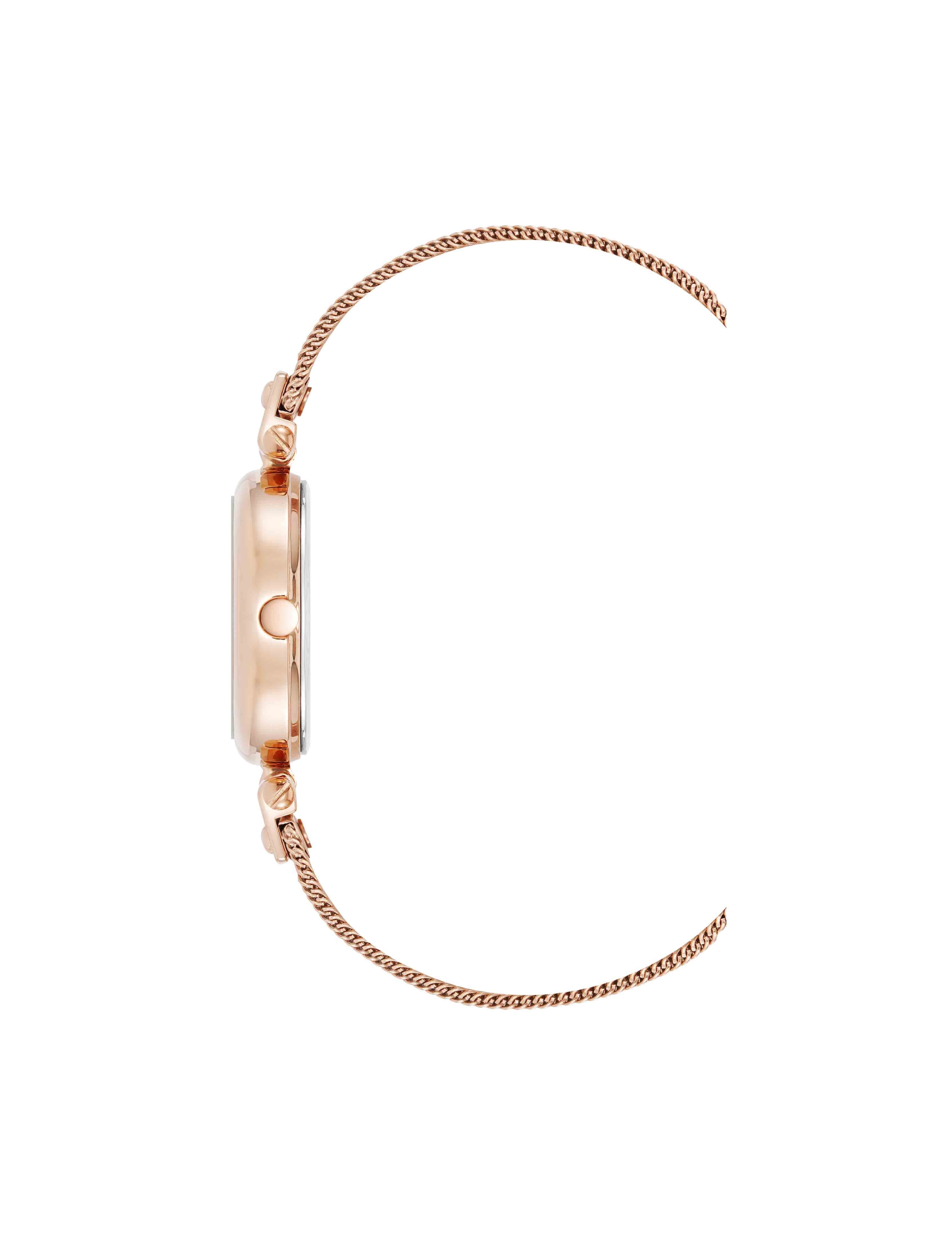 Oval Mesh Bracelet Watch
