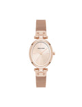 Oval Mesh Bracelet Watch