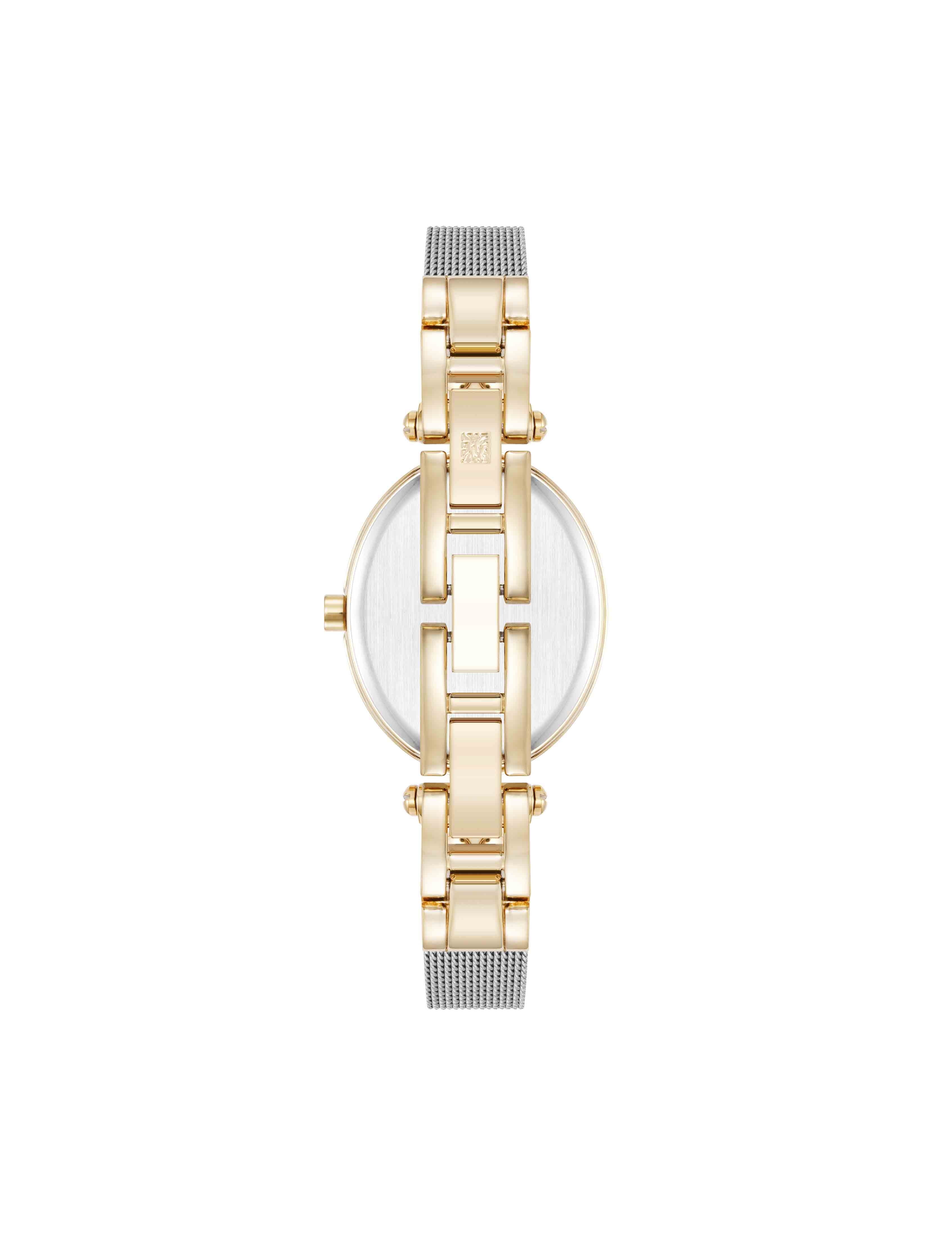 Oval Mesh Bracelet Watch