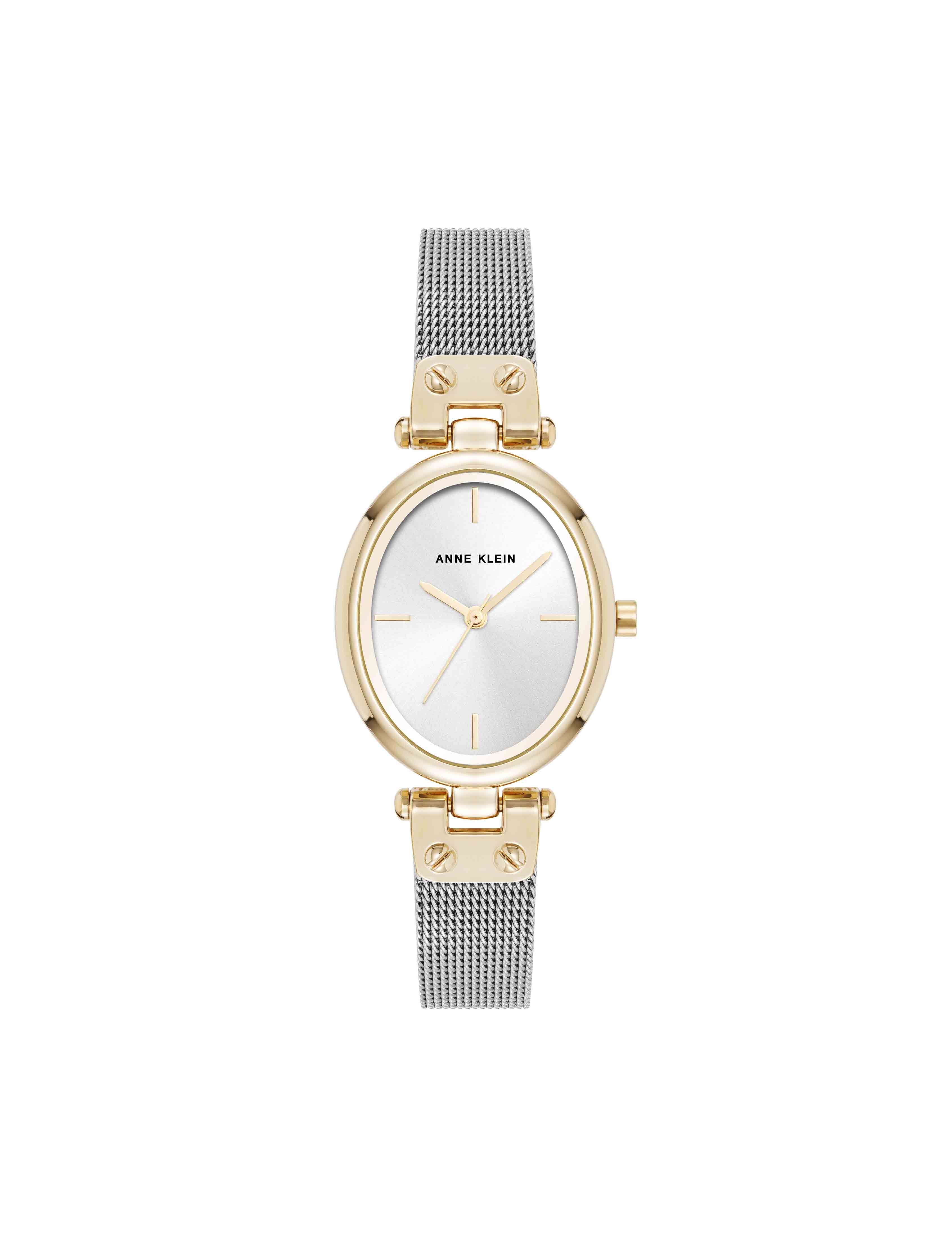 Oval Mesh Bracelet Watch