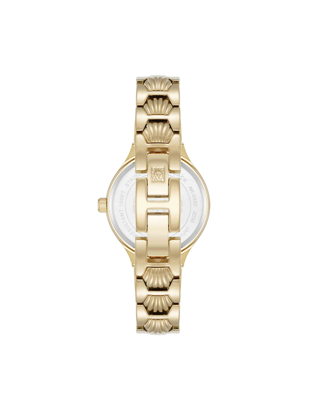 Shell Pattern Link Bracelet Watch