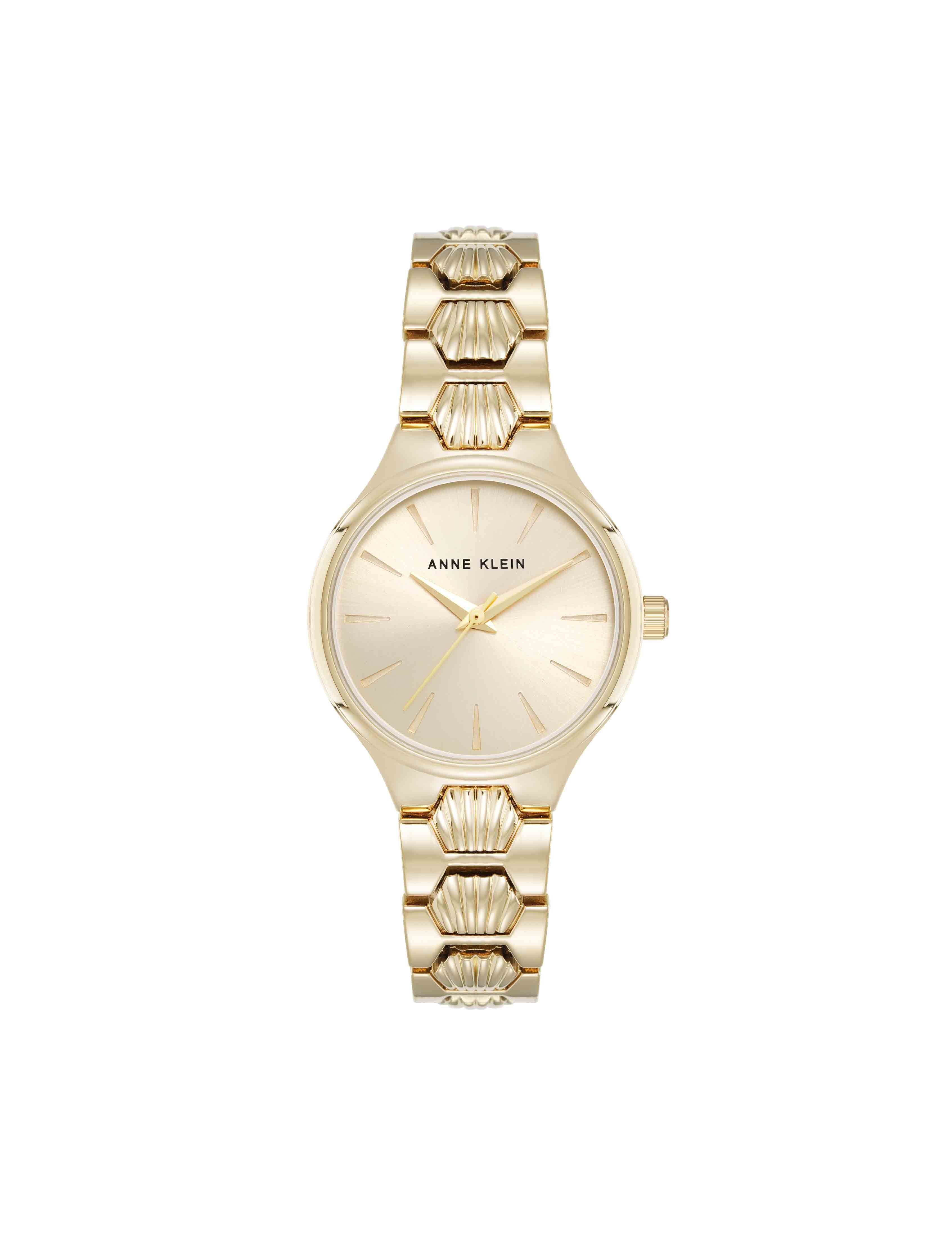 Shell Pattern Link Bracelet Watch