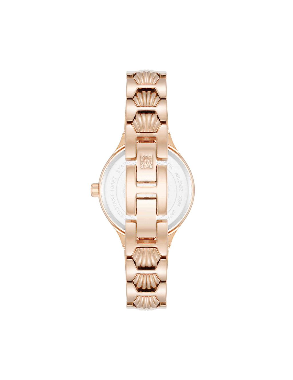 Shell Pattern Link Bracelet Watch