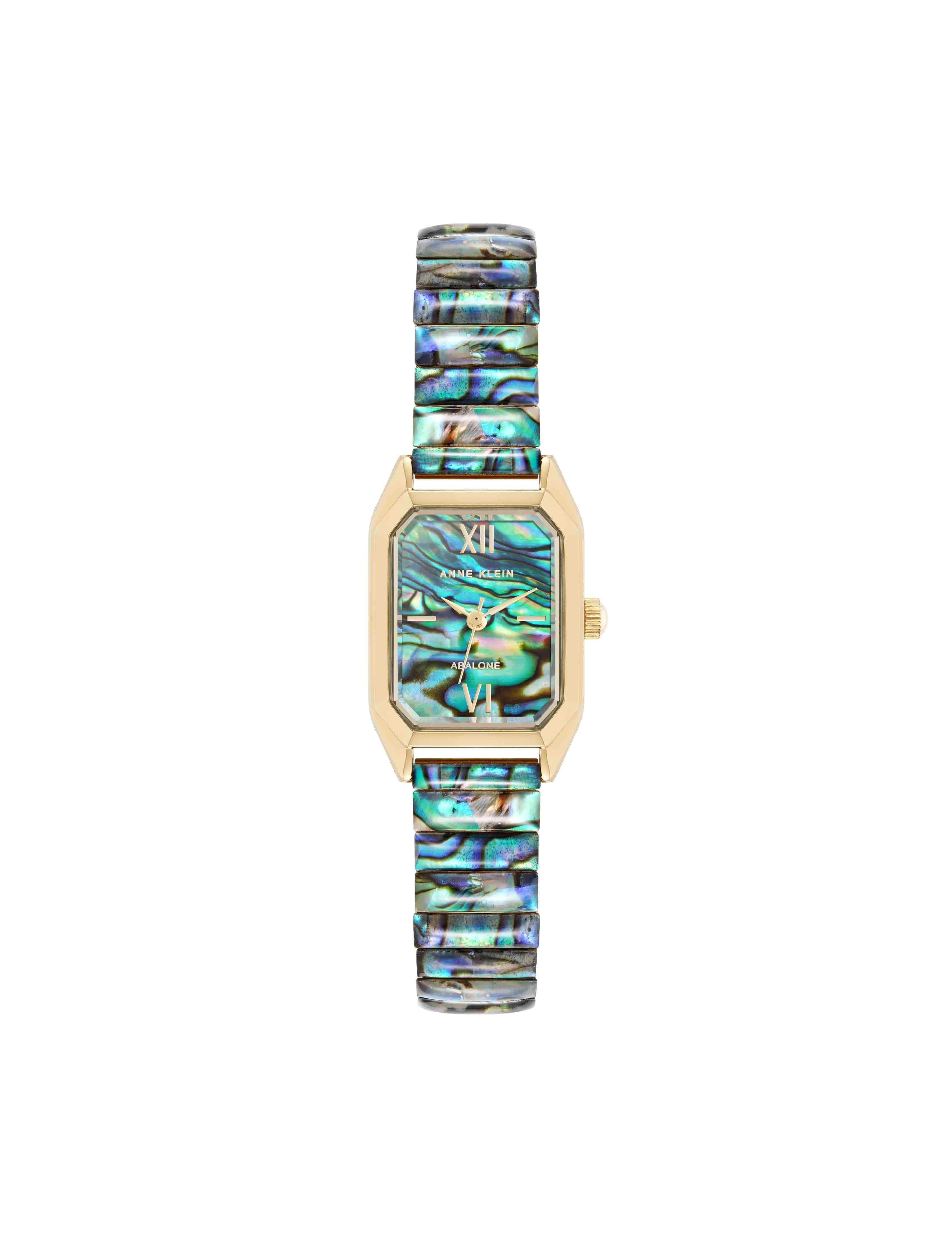 Shell Accented Expansion Band Watch