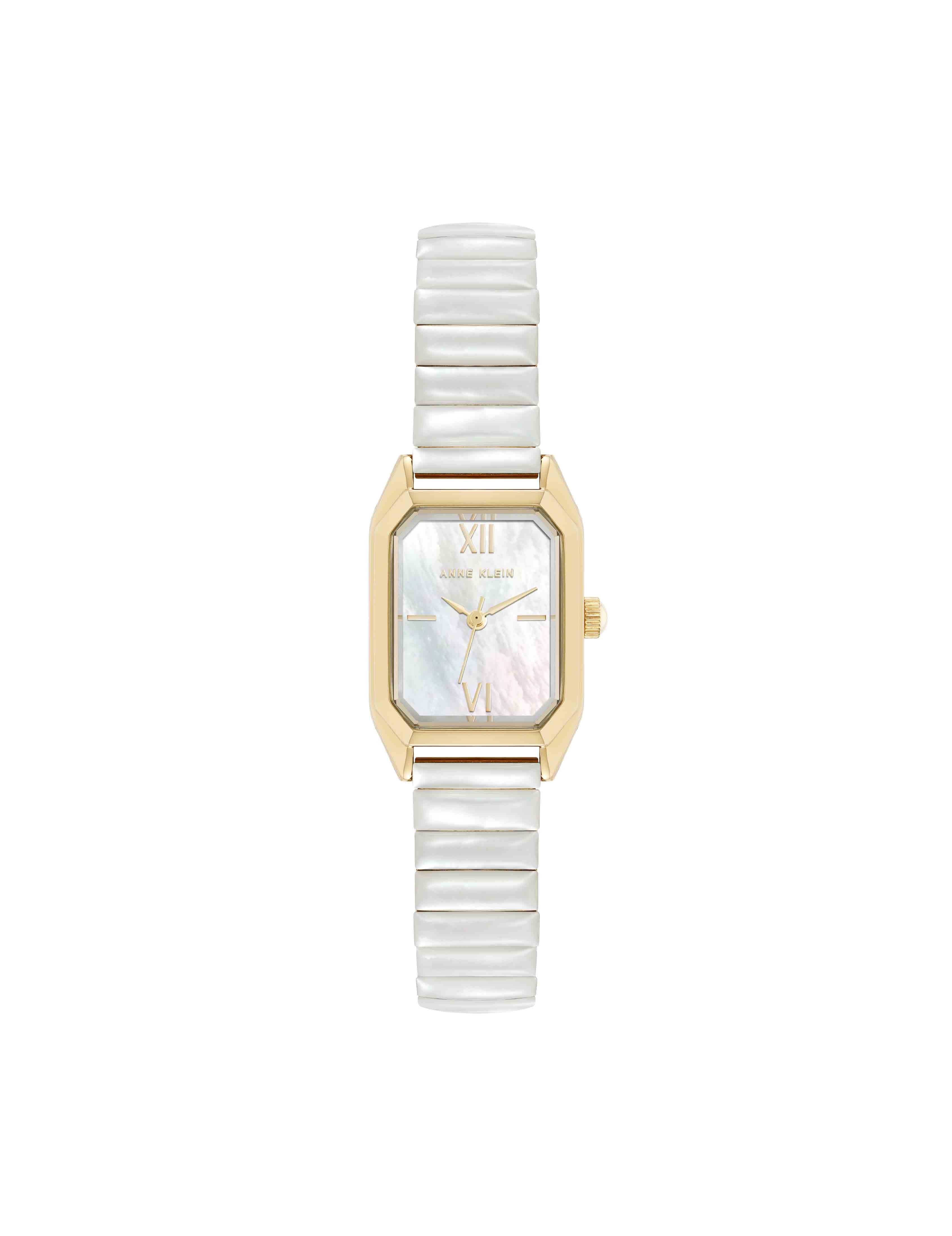 Shell Accented Expansion Band Watch