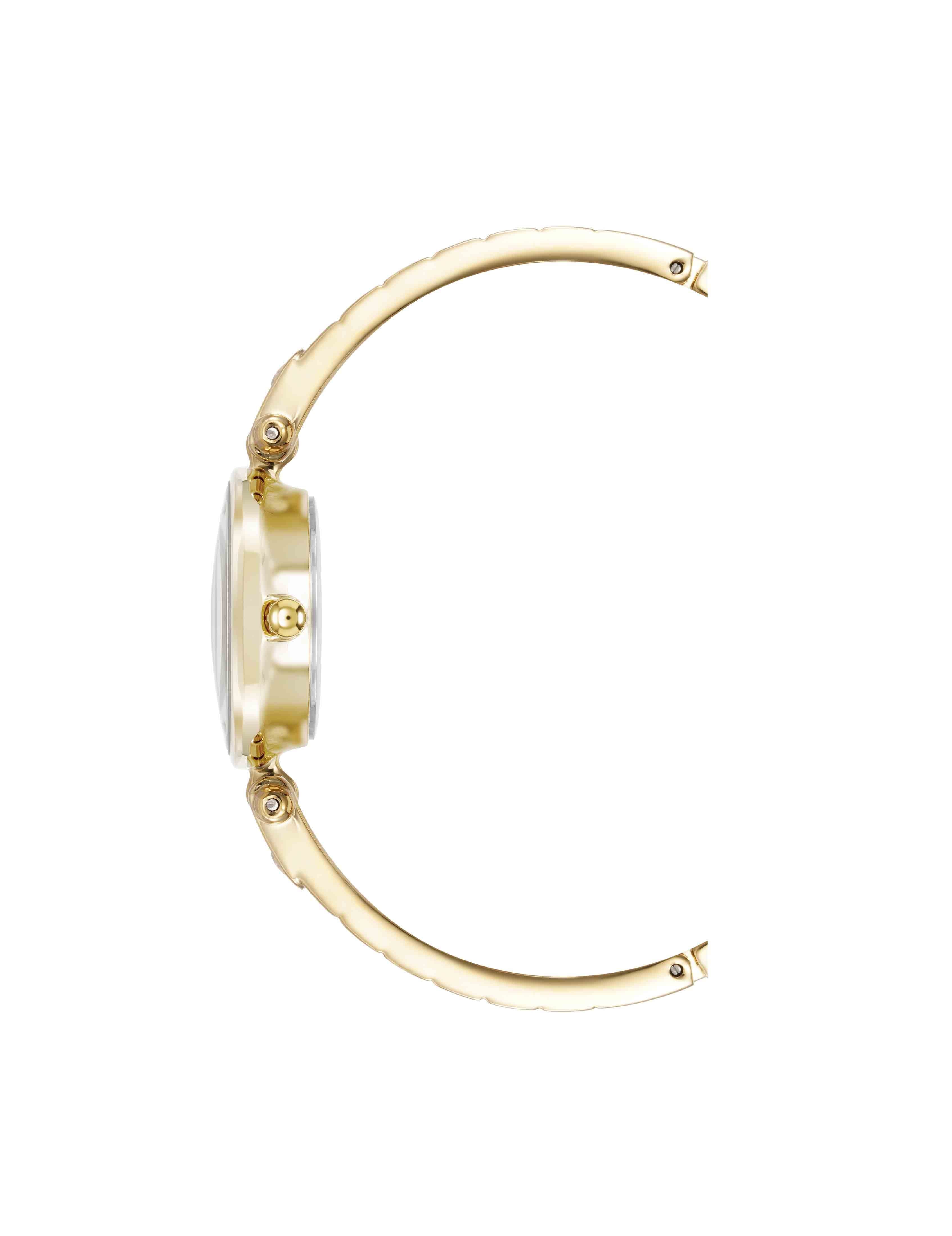 Crystal Accented Bangle Watch
