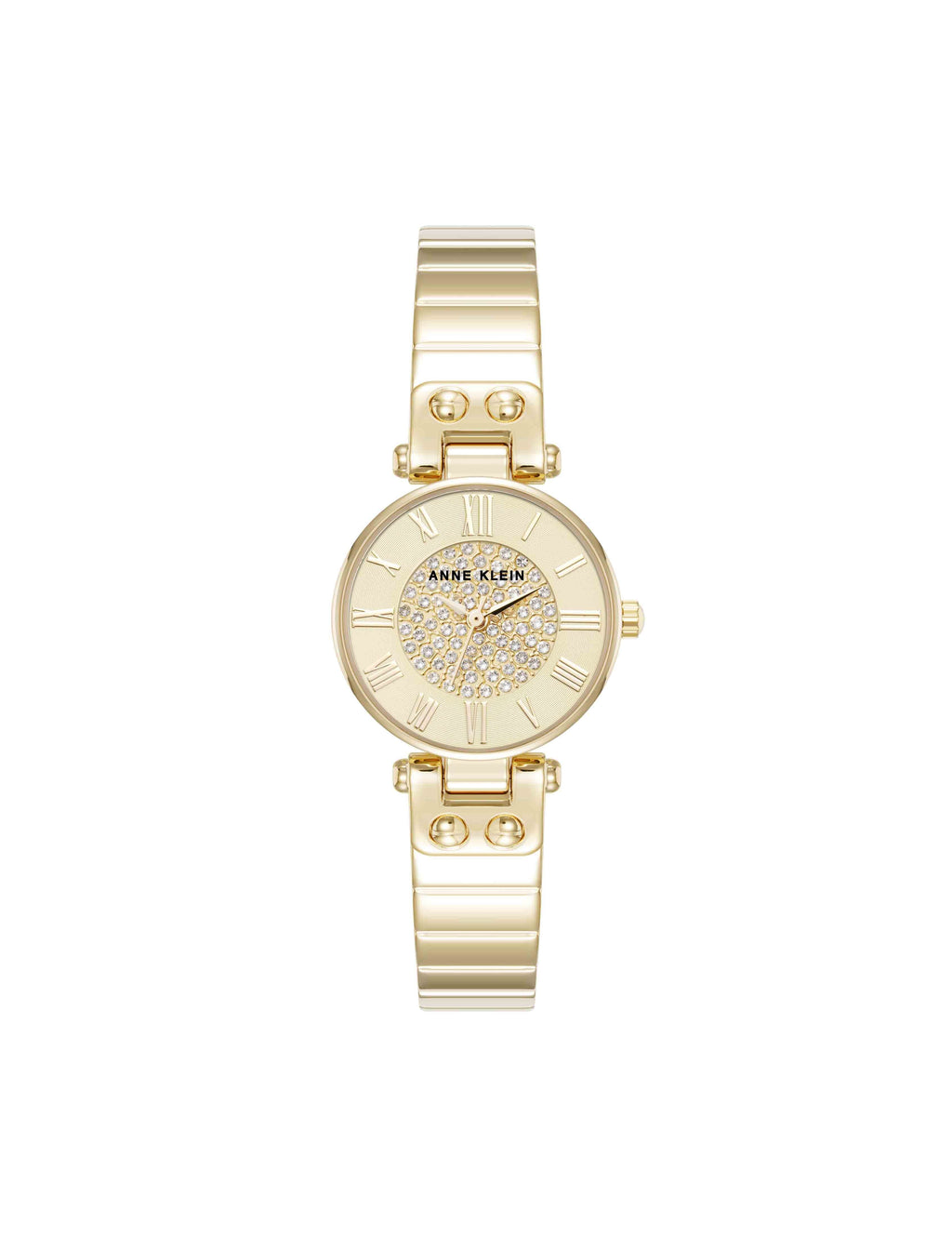 Crystal Accented Bangle Watch