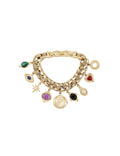 Gemstone Charm Bracelet Watch