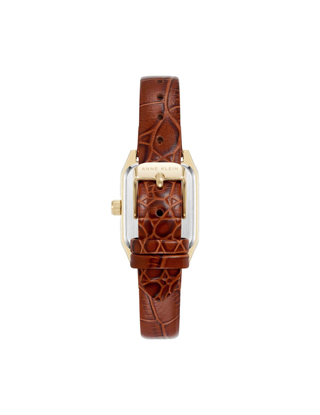 Octagonal Shaped Leather Strap Watch