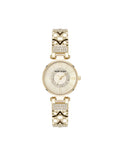 Crystal Accented V-Link Watch