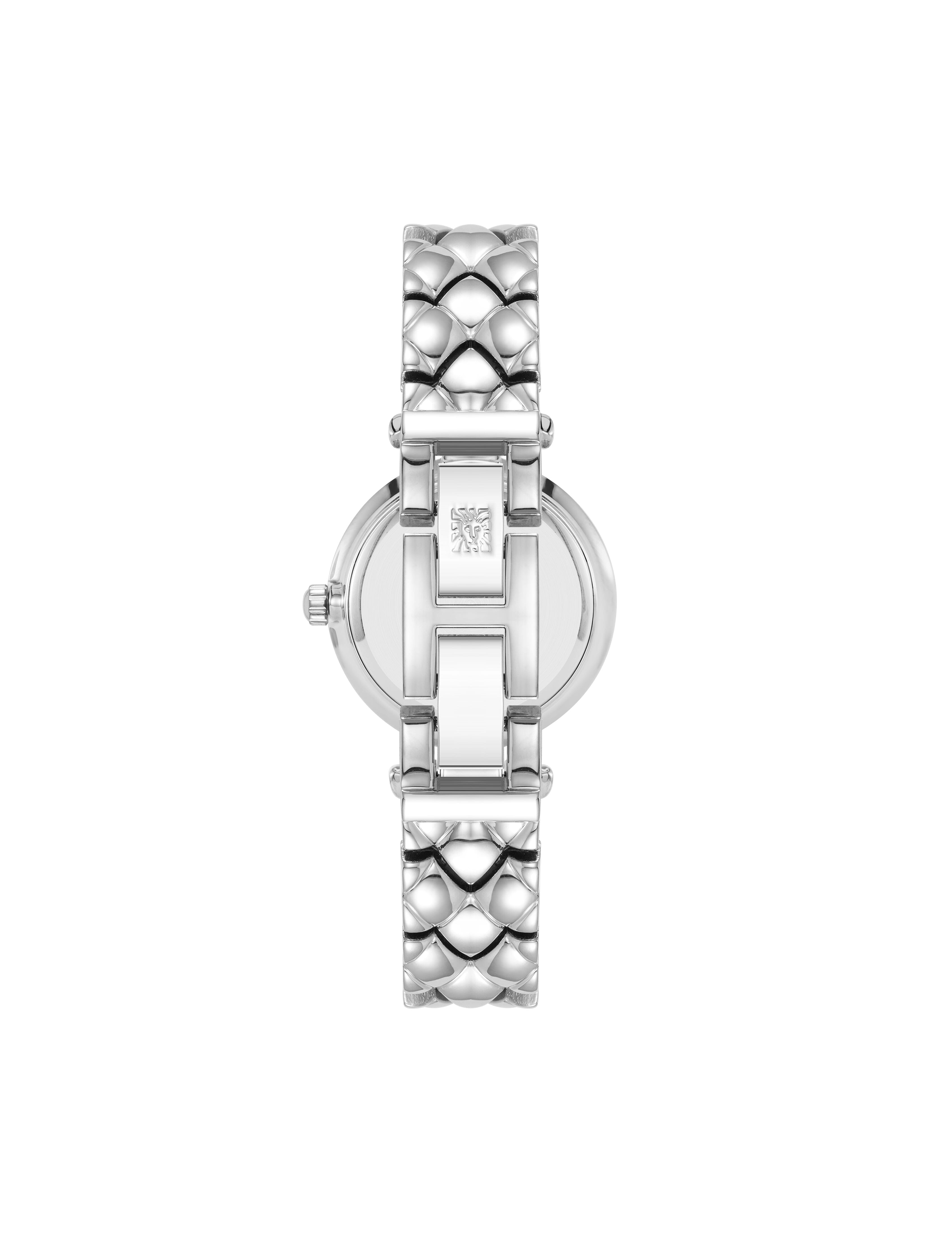 Crystal Accented V-Link Watch