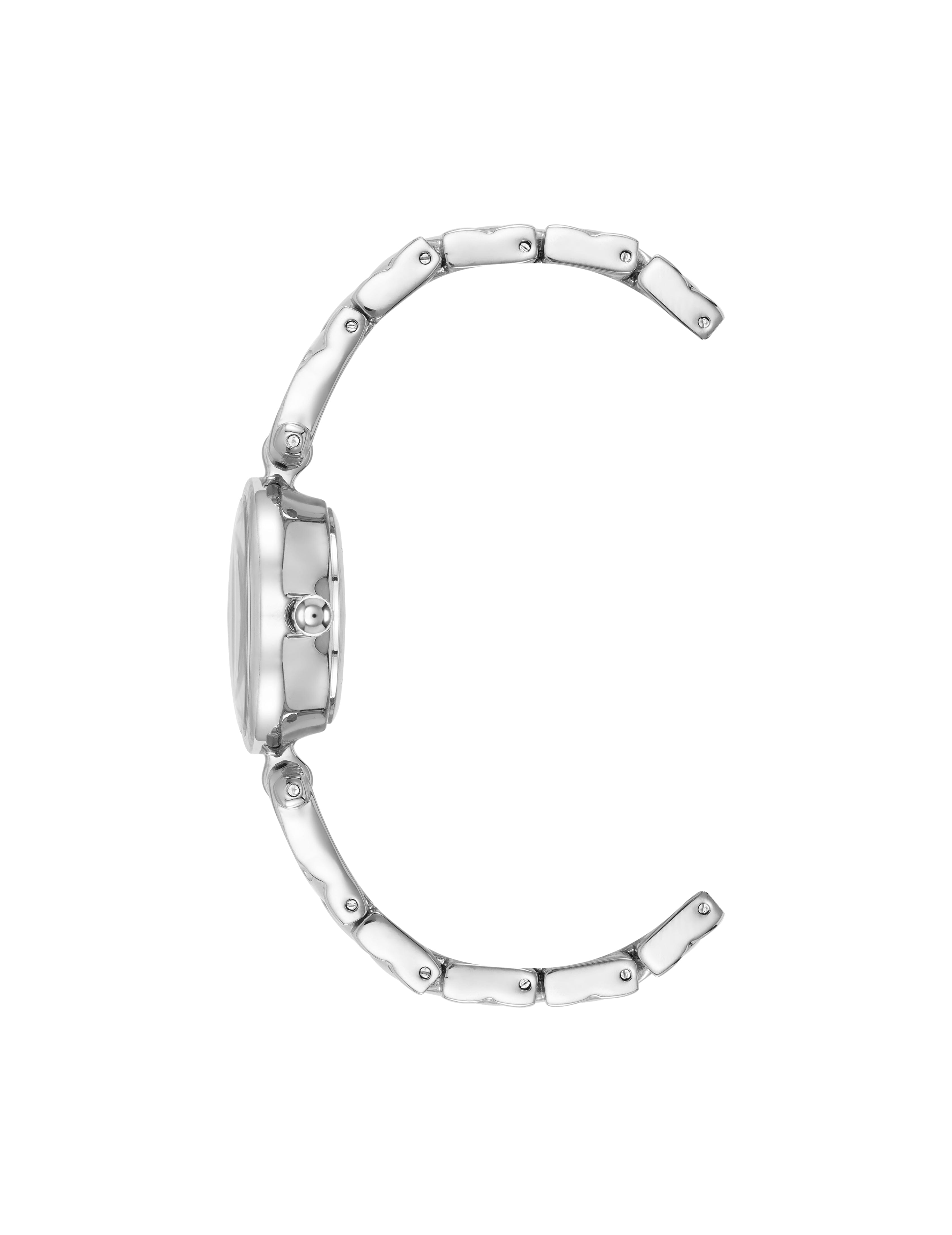 Crystal Accented V-Link Watch