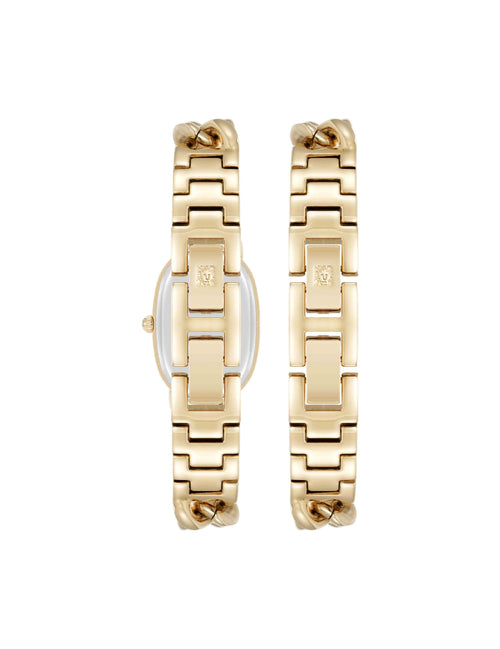 Chain Watch and Bracelet Set