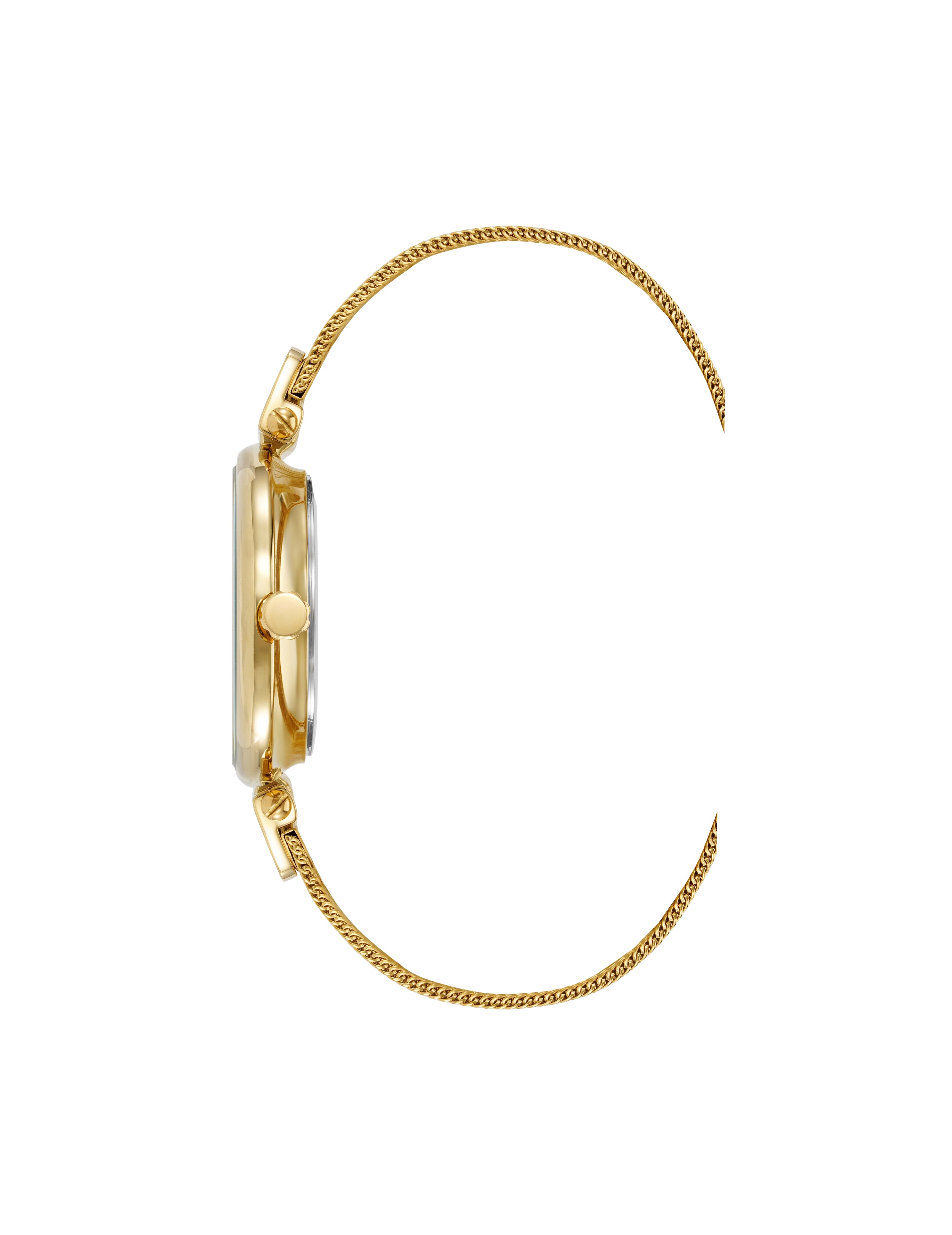 Butterfly Dial Mesh Bracelet Watch