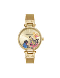 Butterfly Dial Mesh Bracelet Watch
