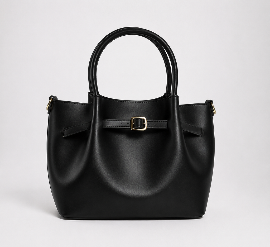 Sac à main élégant avec boucle décorative