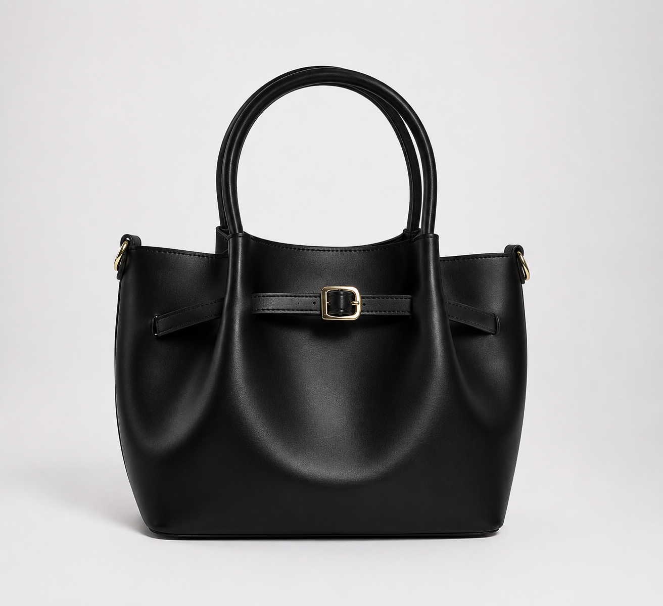 Sac à main élégant avec boucle décorative